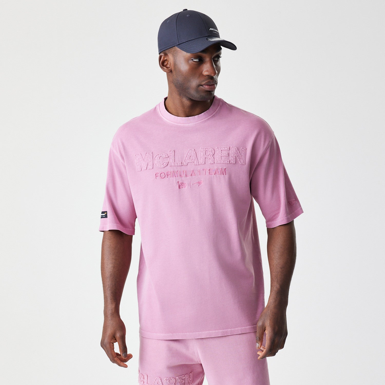 McLaren Racing F1 Washed Oversized Tee Adults - Dark Pink