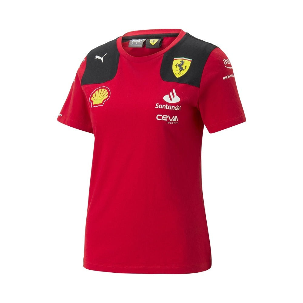 Scuderia Ferrari F1 2023 Team Tee Womens - Red