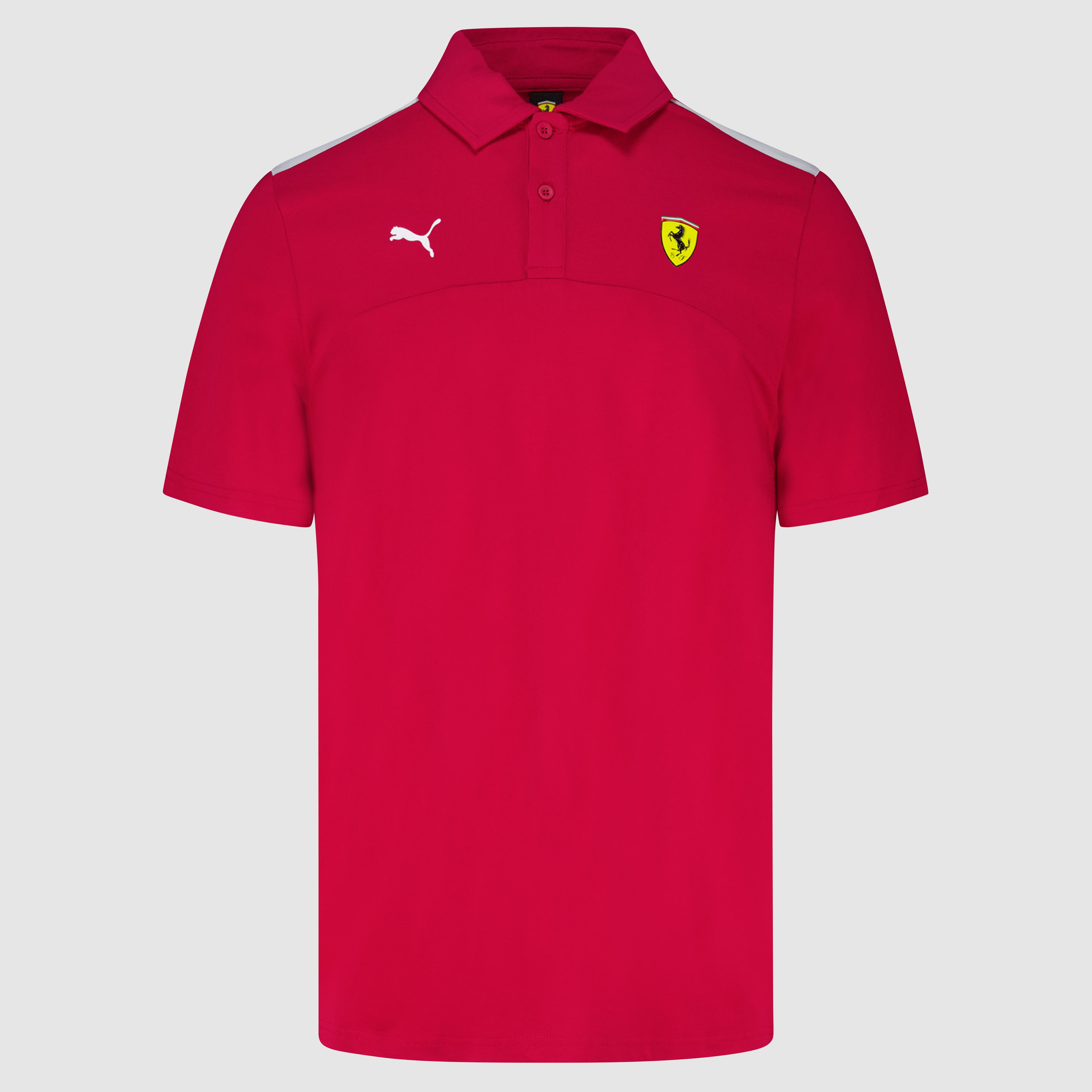 Scuderia Ferrari F1 Polo Mens - Dark Cherry