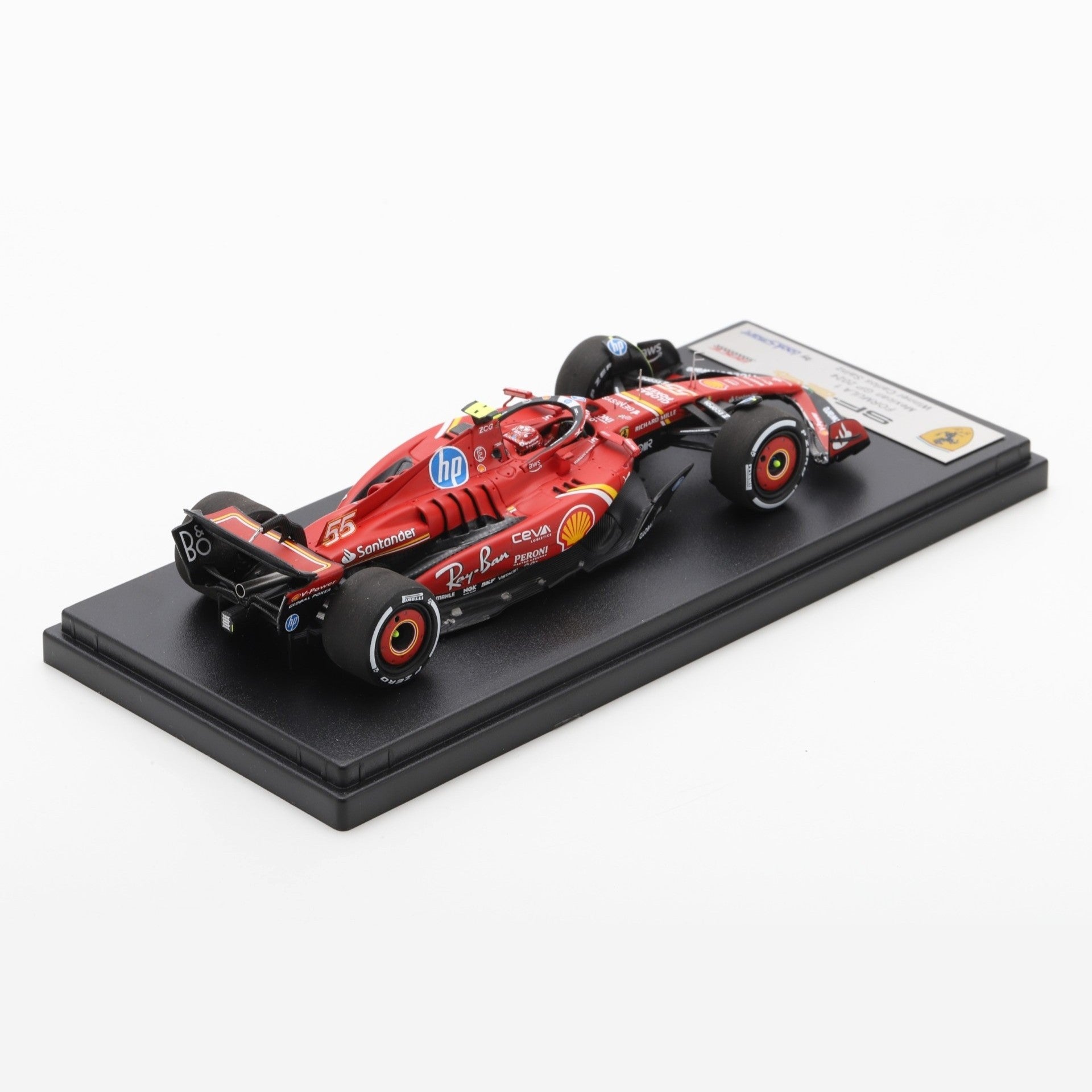 Looksmart Scuderia Ferrari F1 SF-24 Carlos Sainz 55 2024 Mexican GP Winner Car Unisex - Red - 1:43 Scale