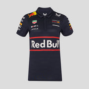 Red Bull Racing F1 Team 2025 Short Sleeve Polo Shirt Womens - Night Sky
