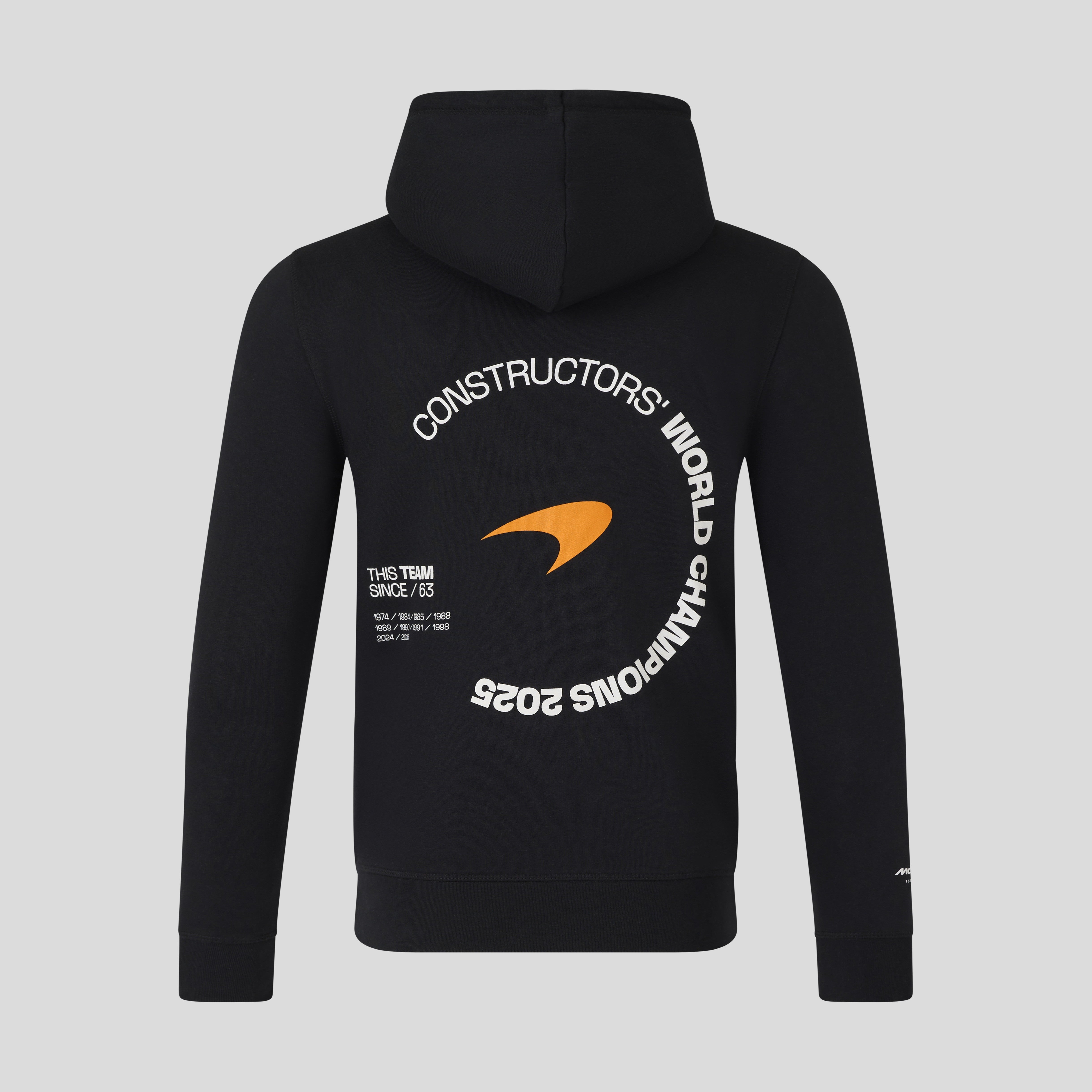 McLaren Racing F1 Constructors This Team 2025 Hoodie Unisex - Black