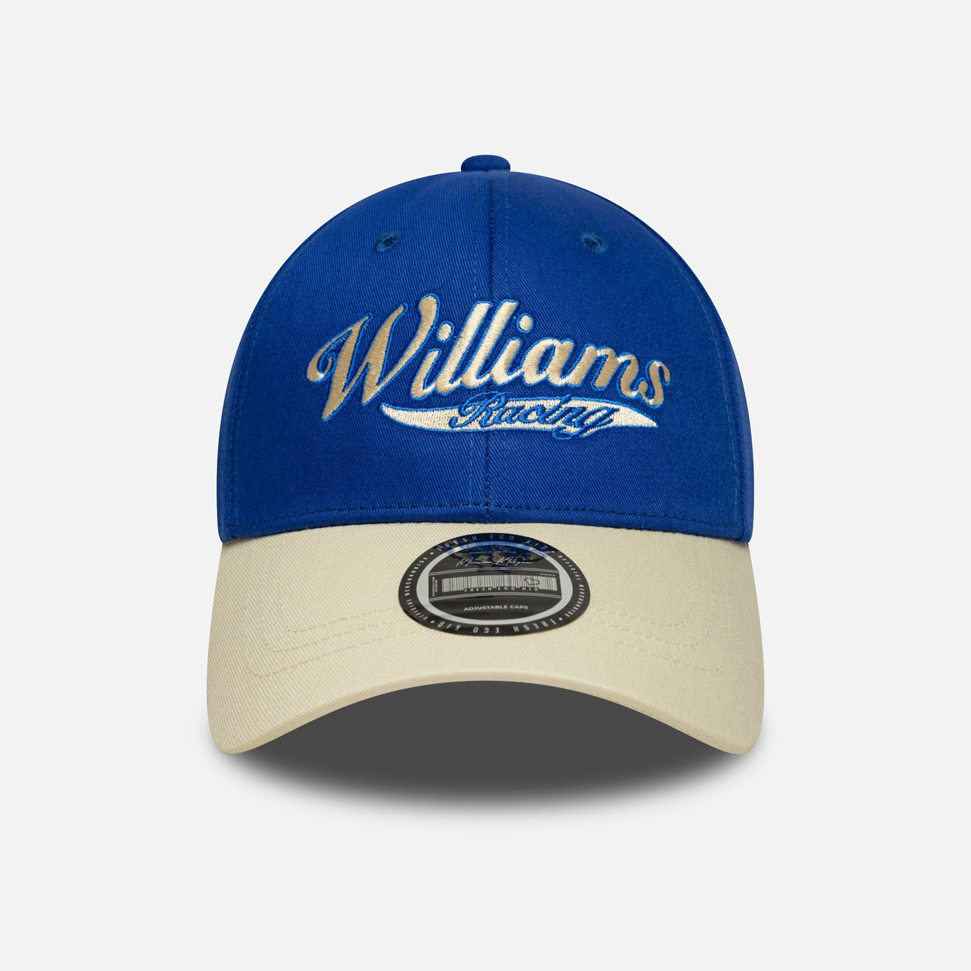 Fresh Ego X Williams Racing Script Cap Unisex - Cream/Blue