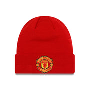 Manchester United Essential Cuff Beanie Adults - Scarlet