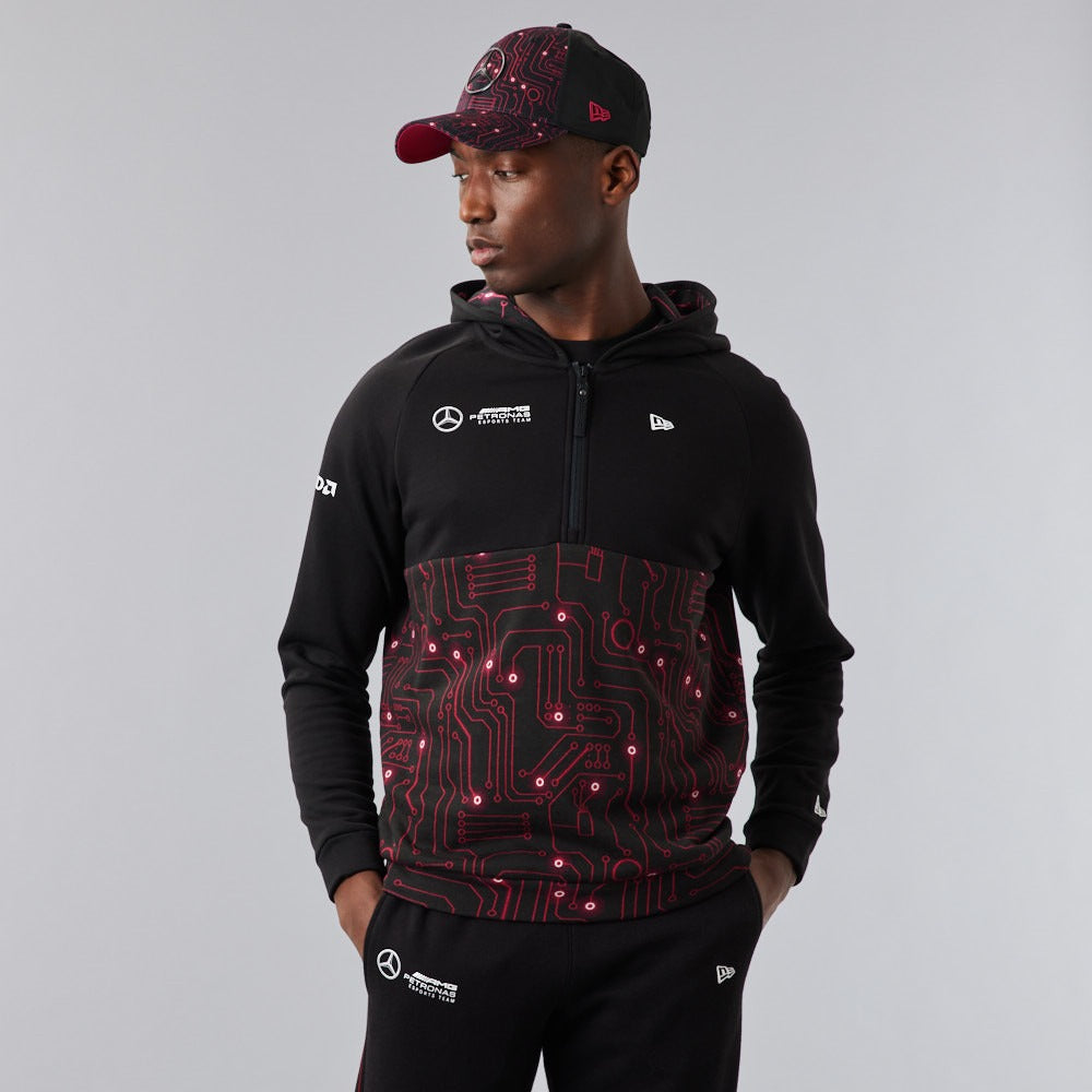 Mercedes E-Sports Motherboard Hoody - Black