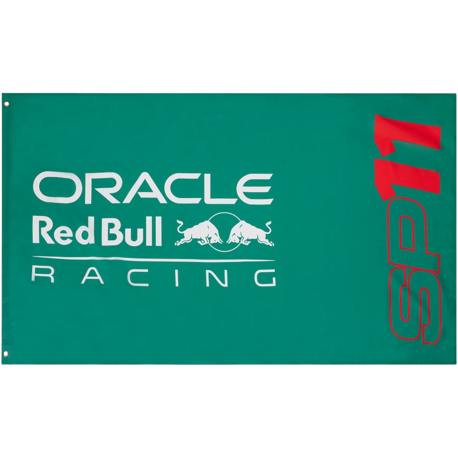 Red Bull Racing F1 Checo Flag Unisex - Green