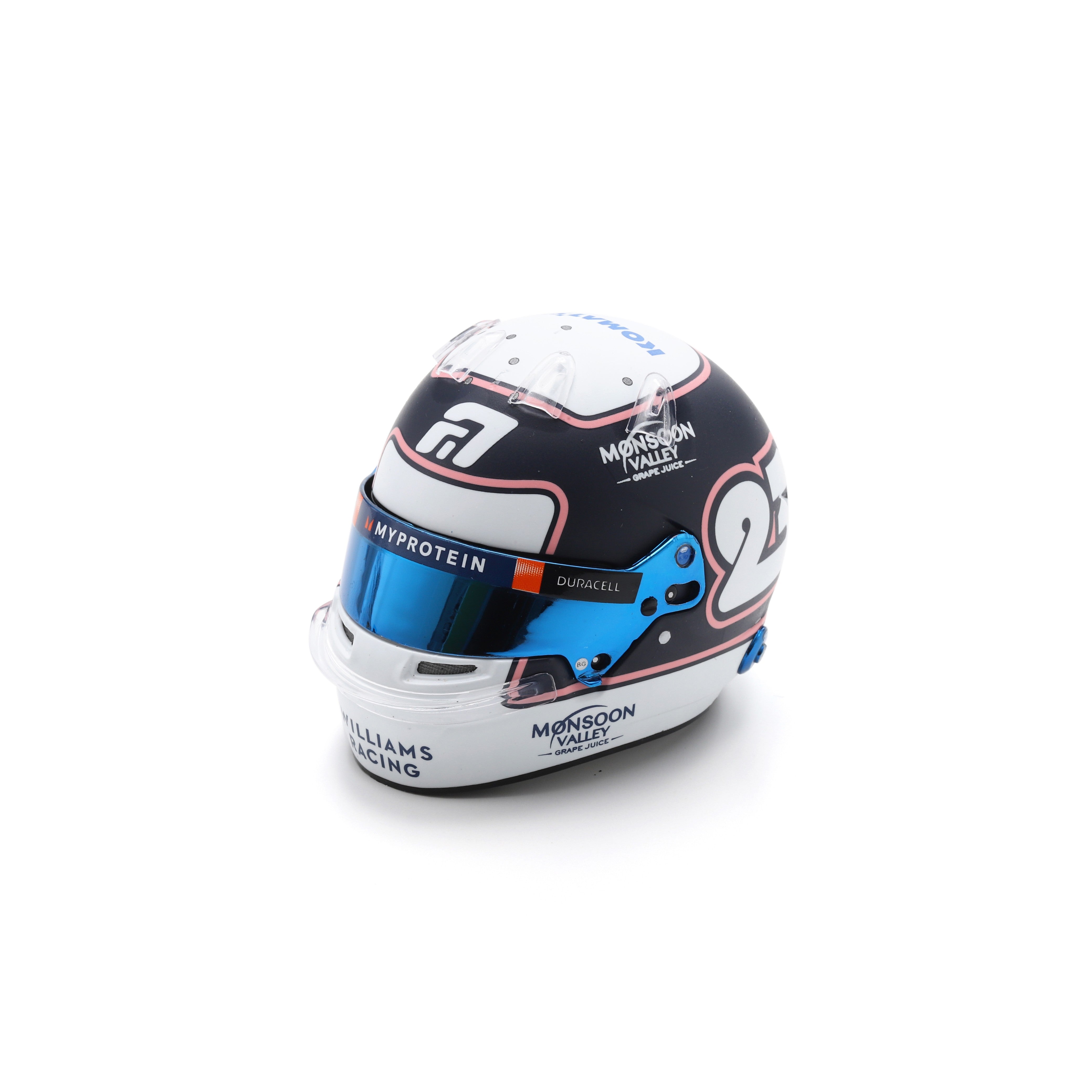 Spark Williams racing F1 Team Alex Albon 2024 Monaco GP Mini Helmet - 1:5 Scale