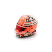 Spark Mercedes AMG Petronas F1 Team George Russell 2025 Maimi GP Mini Helmet Adults - Pink - 1:5 Scale