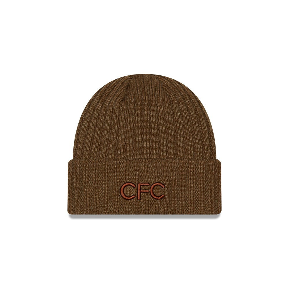 Chelsea FC Lion Crest Retro Cuff Beanie