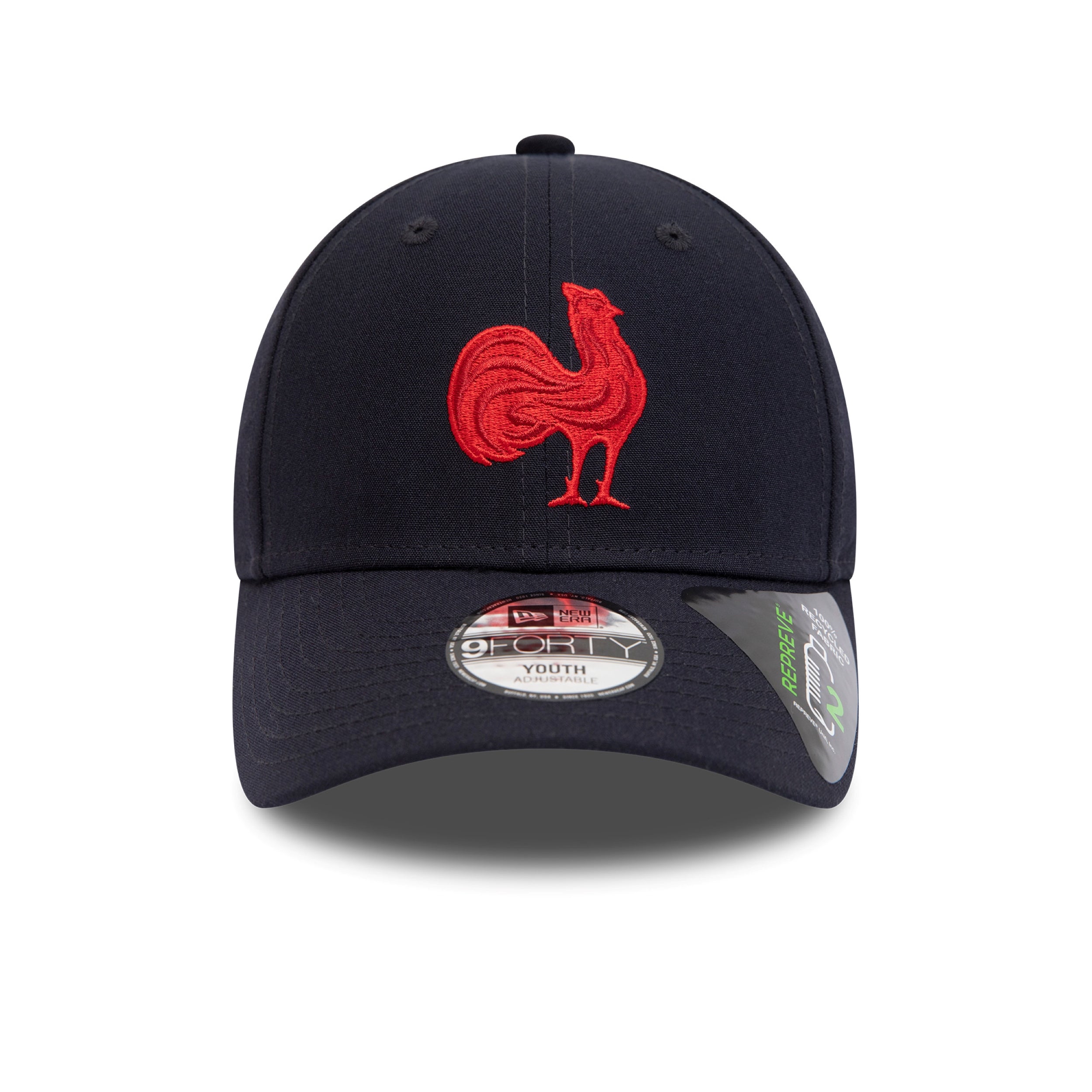 French Federation of Rugby Team Colour Repreve 9Forty Cap Kids - Navy