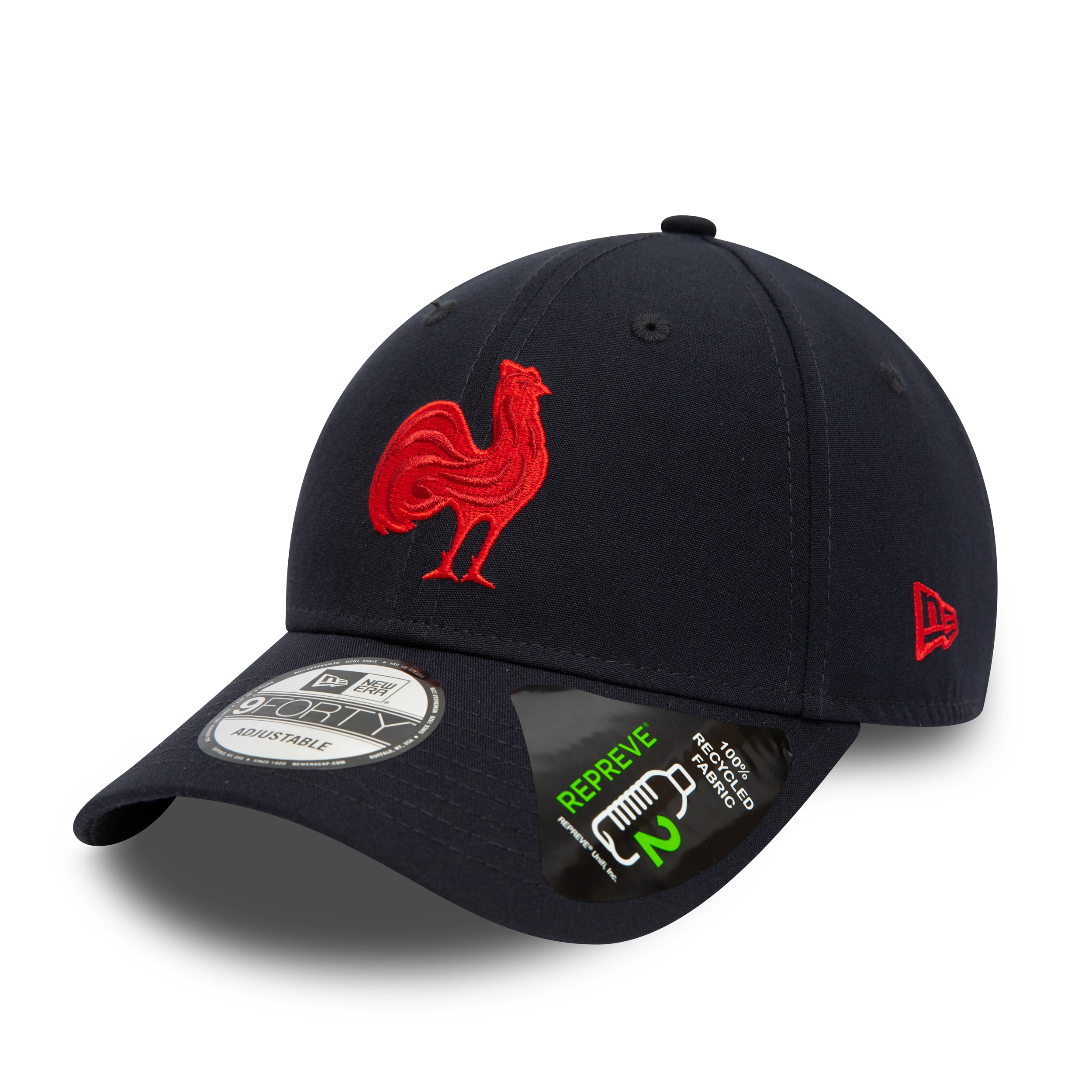 French Federation of Rugby Team Colour Repreve 9Forty Cap Adults - Navy