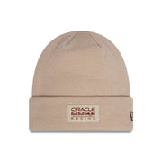 Red Bull Racing F1 Seasonal Cuff Beanie Adults - Stone