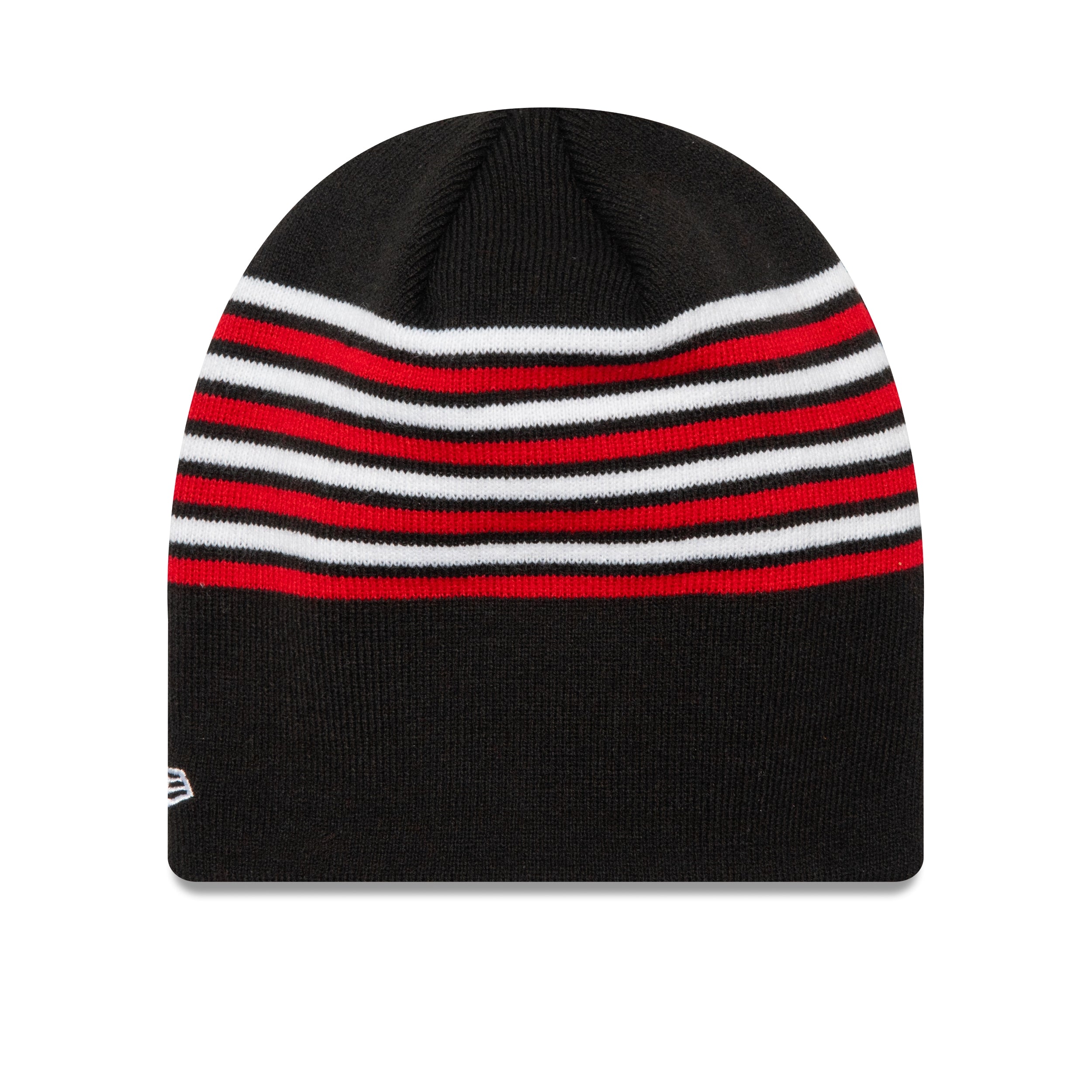 AC Milan Stripe Skull Beanie Adults - Black