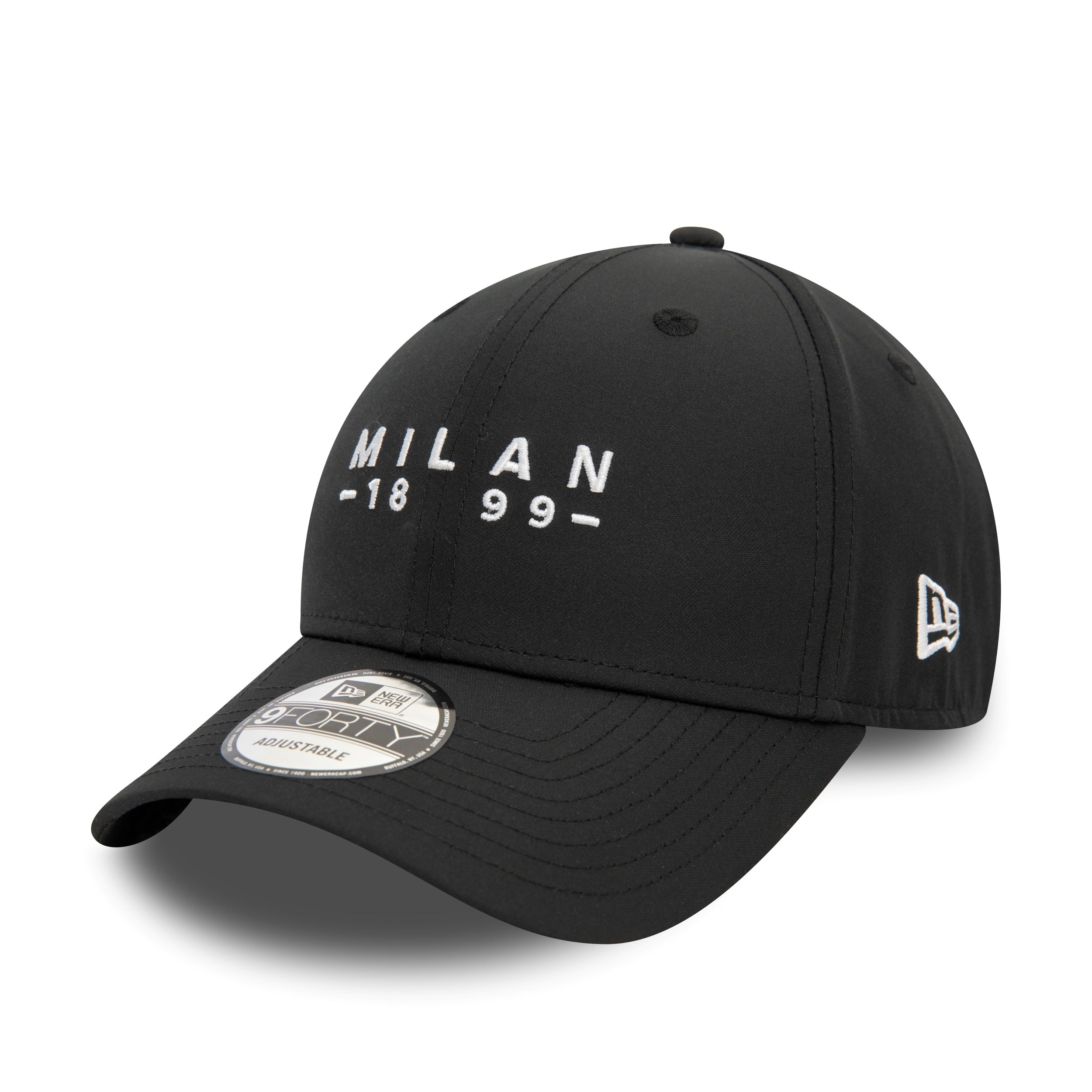 AC Milan Est Wordmark 9Forty Cap Adults - Black