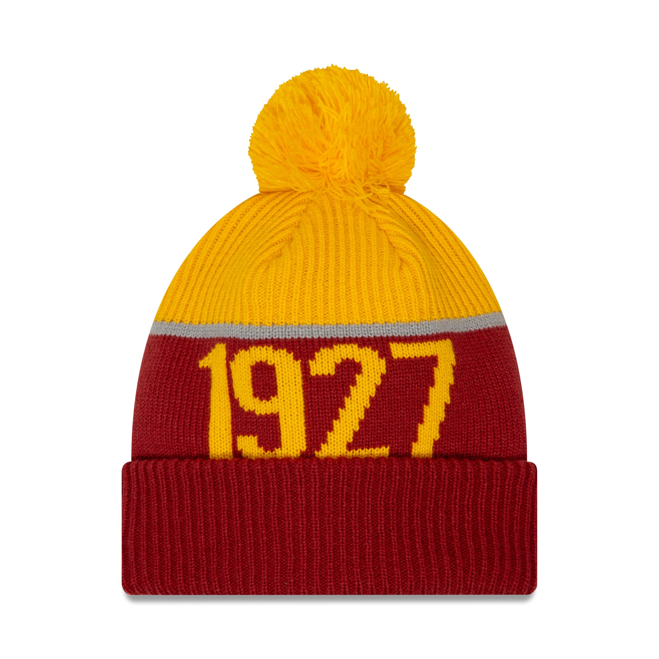AS Roma Sport Beanie Adults - Red/Amber Gold