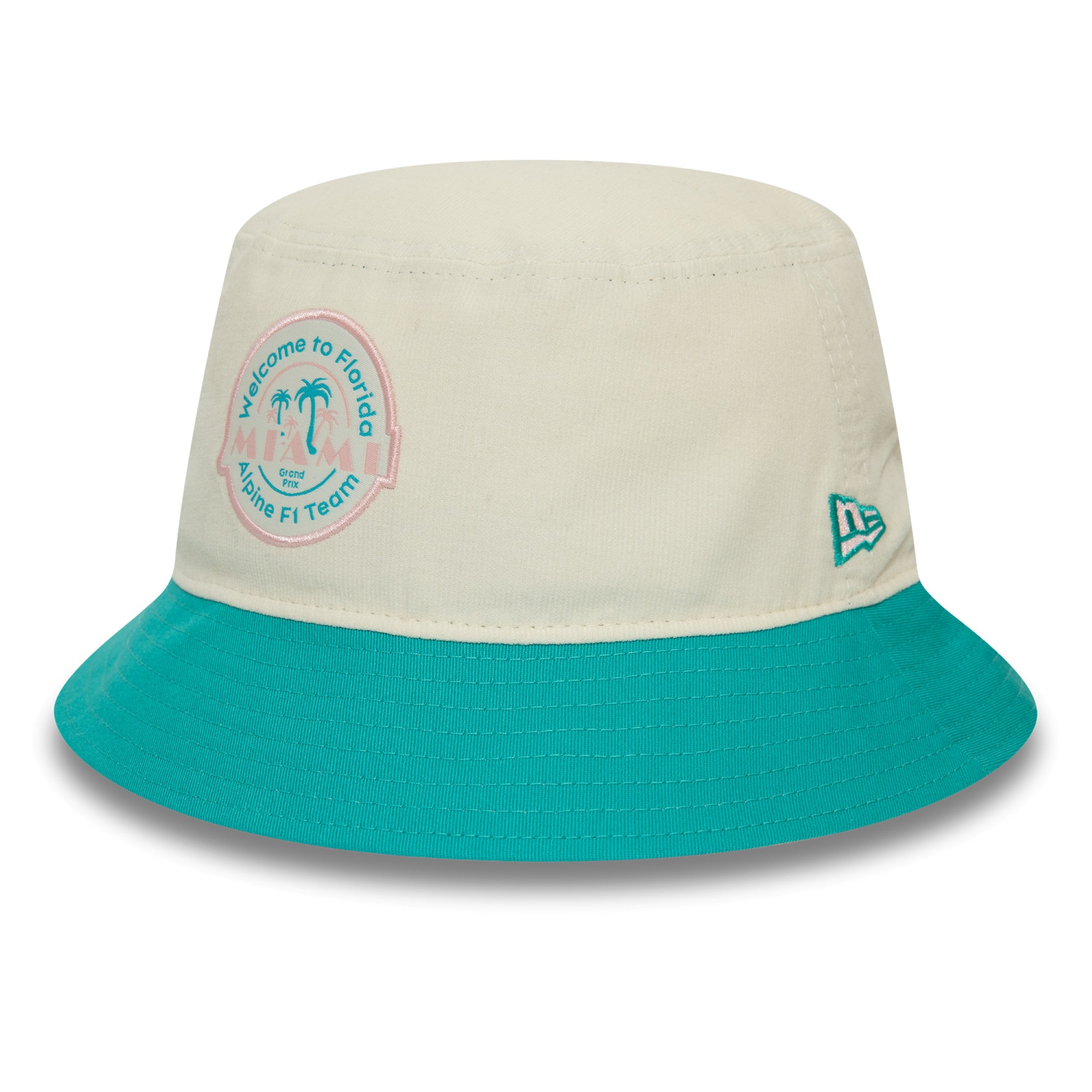 Alpine F1 Miami Tapered Bucket Hat Adults - Chalk White