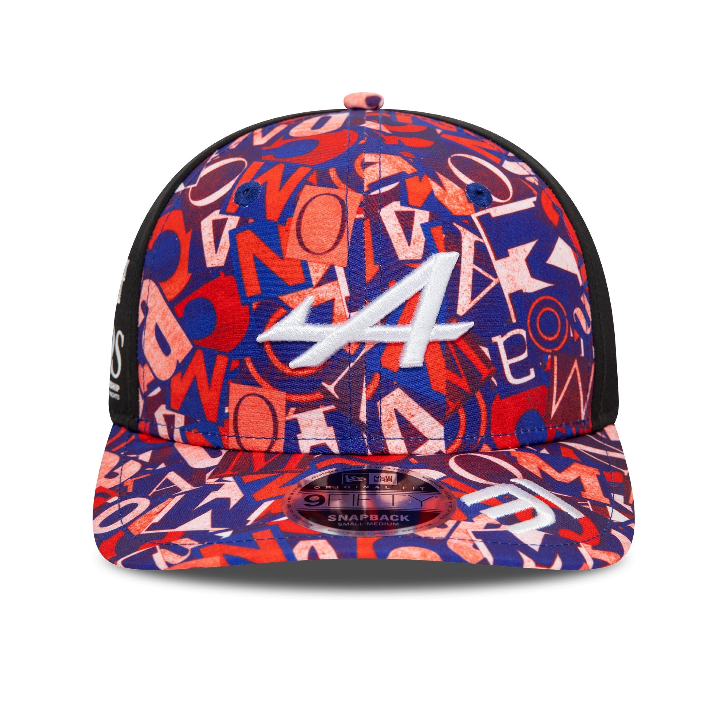 Alpine F1 Estaban Ocon Monaco 9Fifty Cap Pre Curve Cap Adults - Multicolour/Black