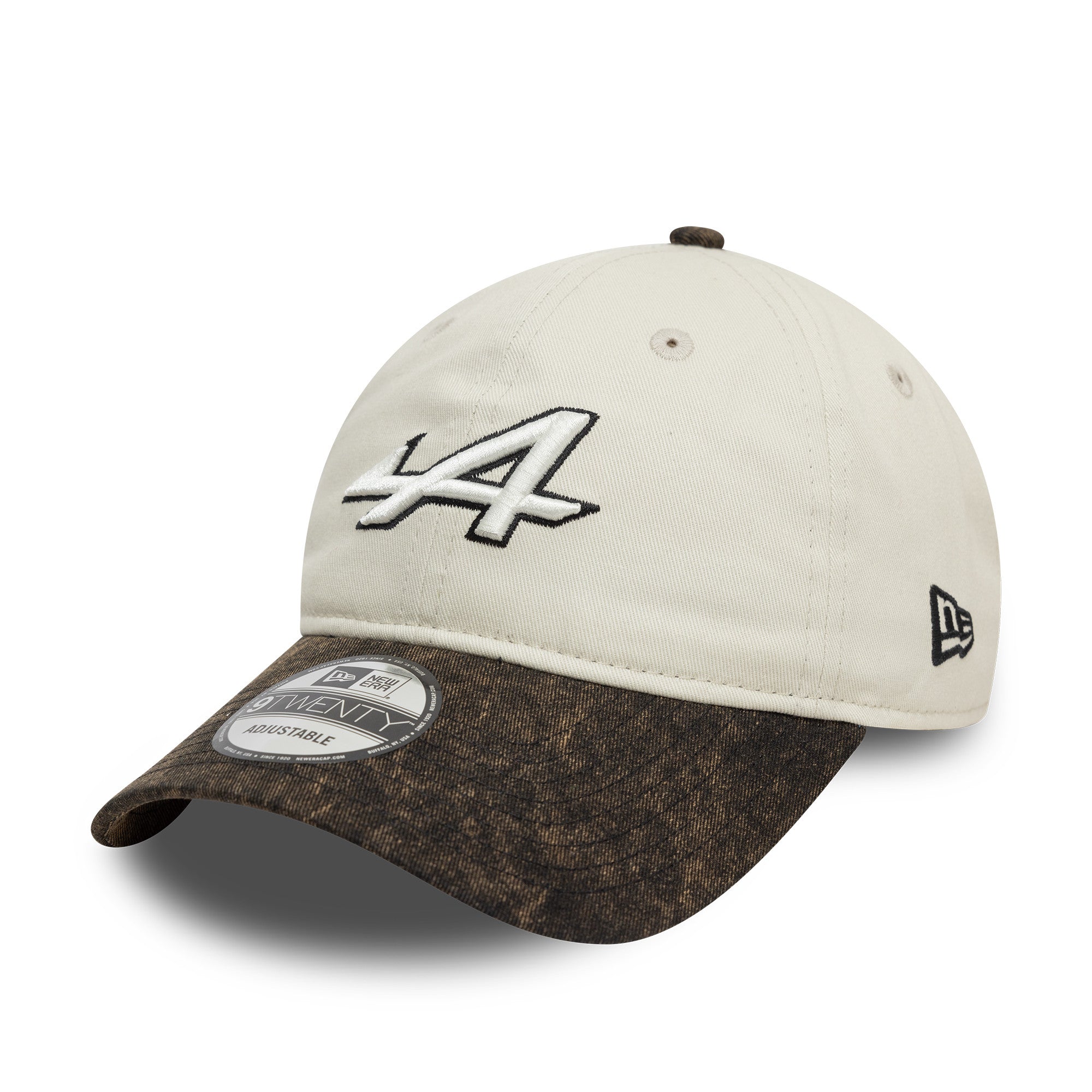 Alpine F1 Acid Wash 9Twenty Cap Adults - Chrome White/Black