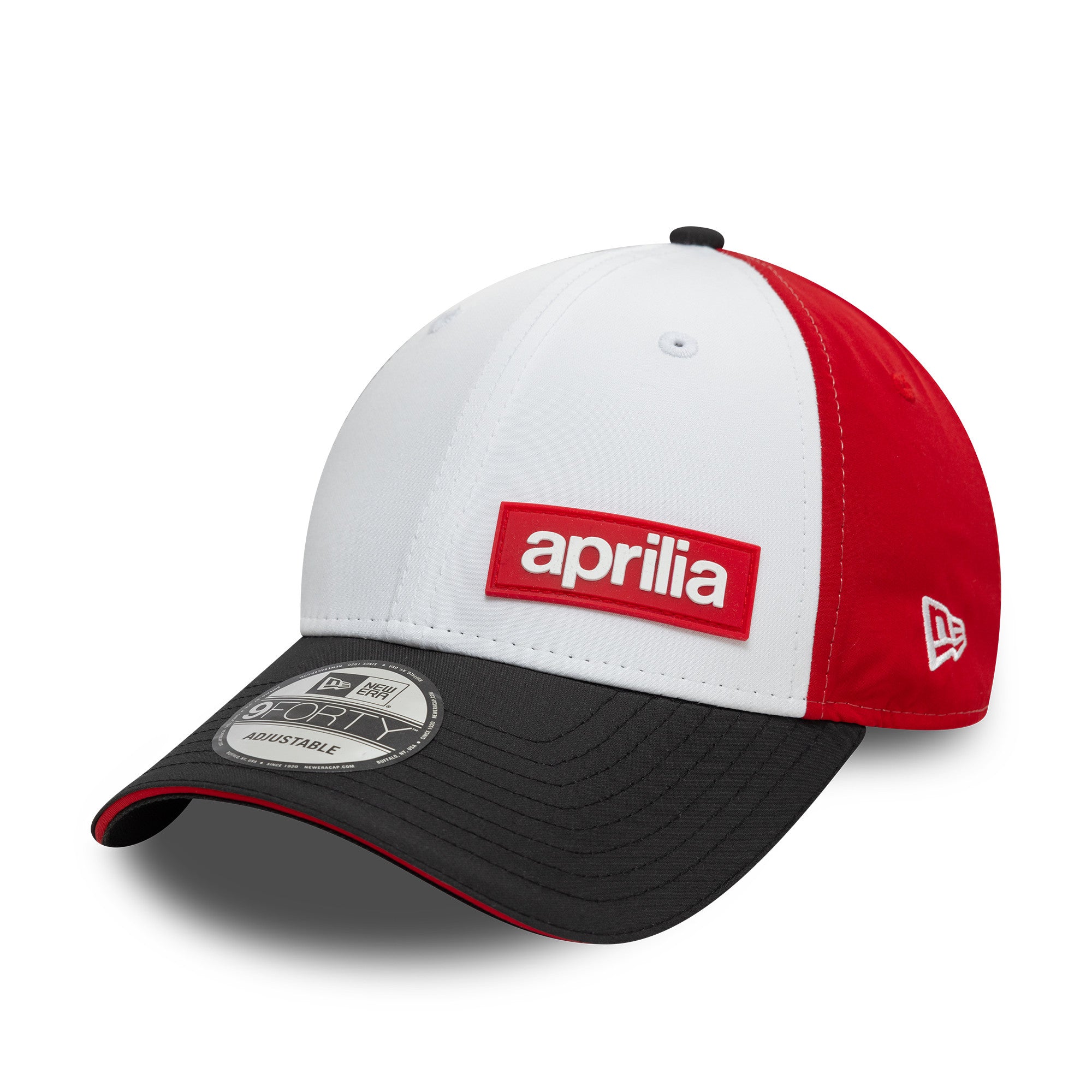 Aprilia Flawless Patch 9Forty Cap Adults - White/Front Door Red