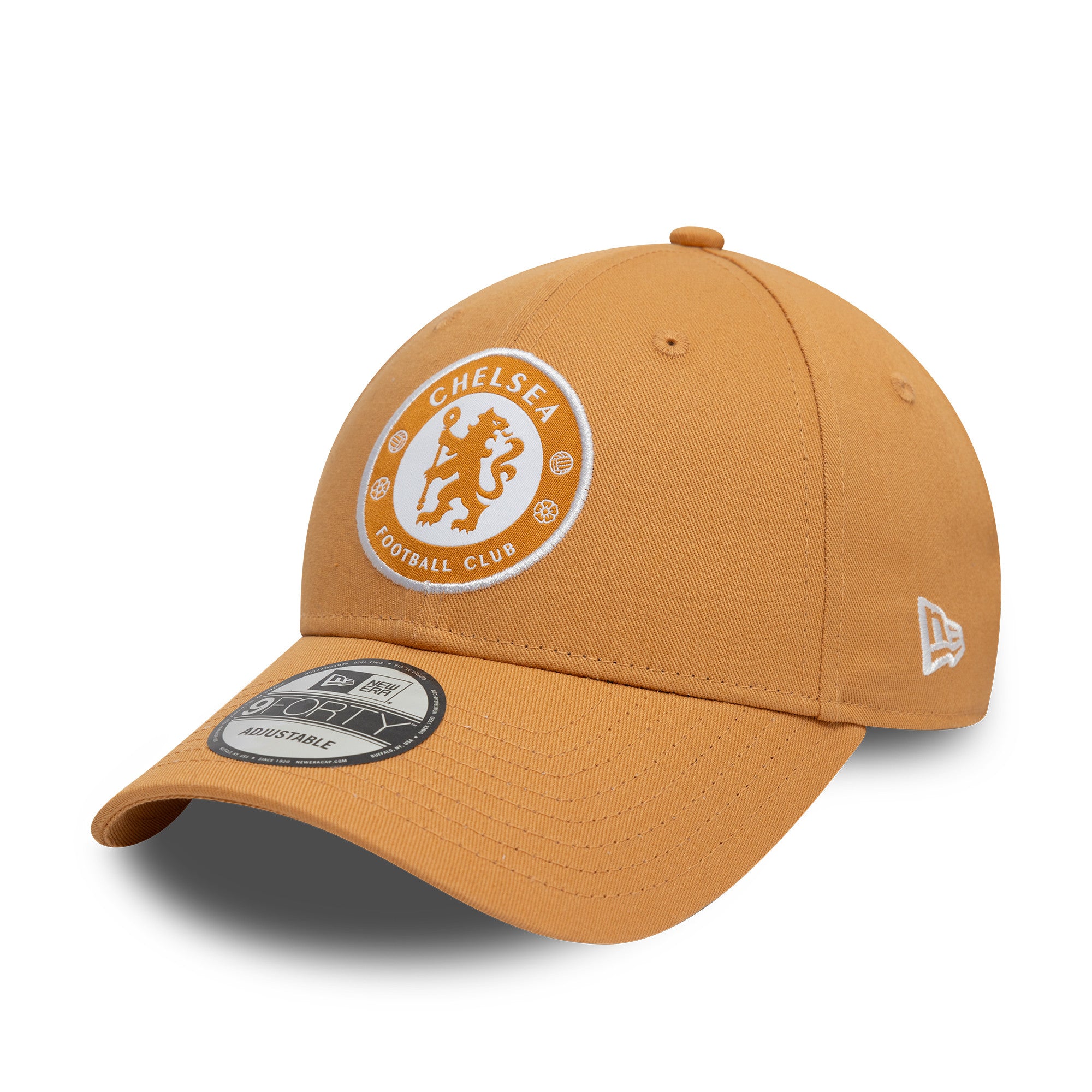 Chelsea FC Seasonal Pop 9Forty Cap Adults - Light Tan/White