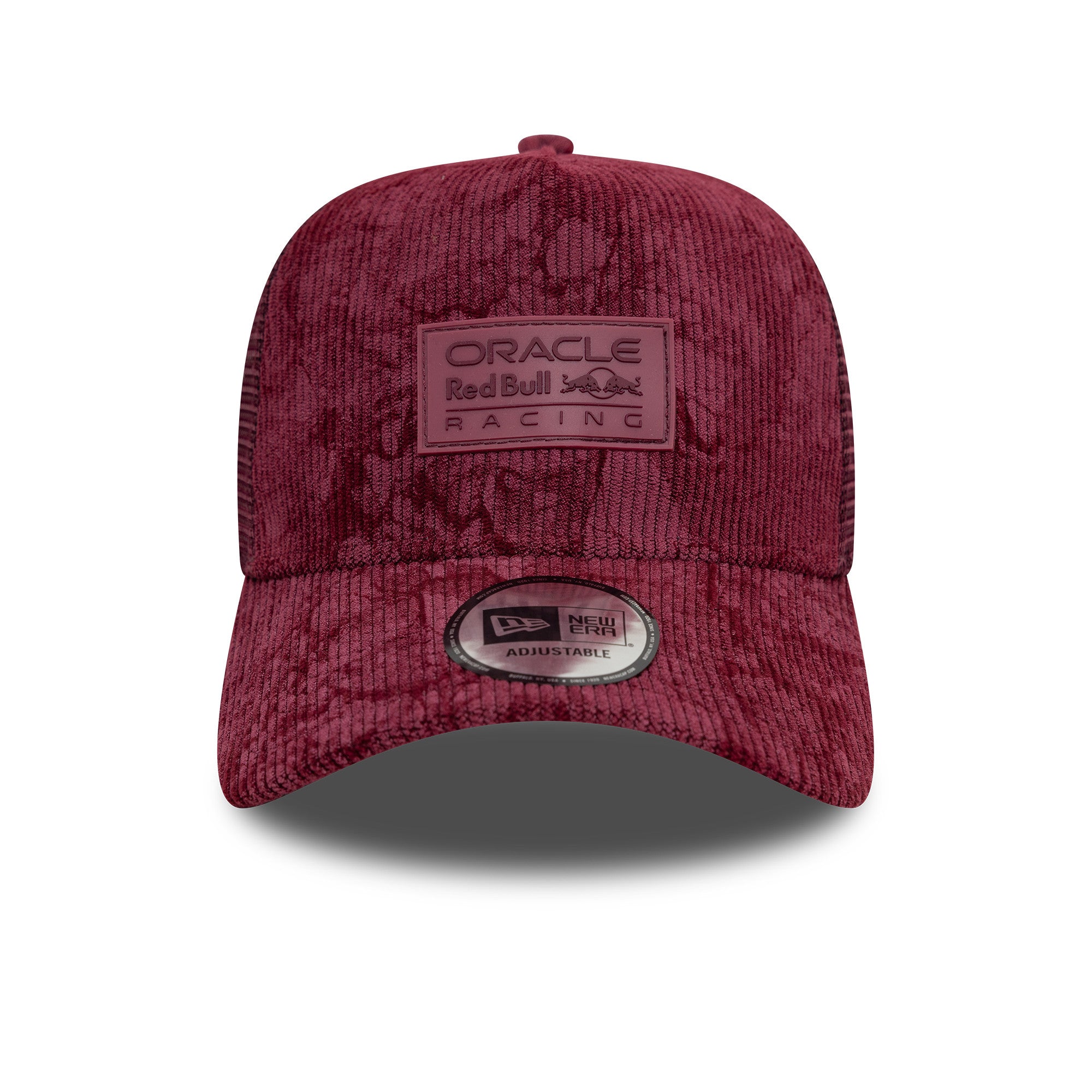 Red Bull Racing F1 Cord 9Forty Cap Trucker Cap Adults - Crushed Red