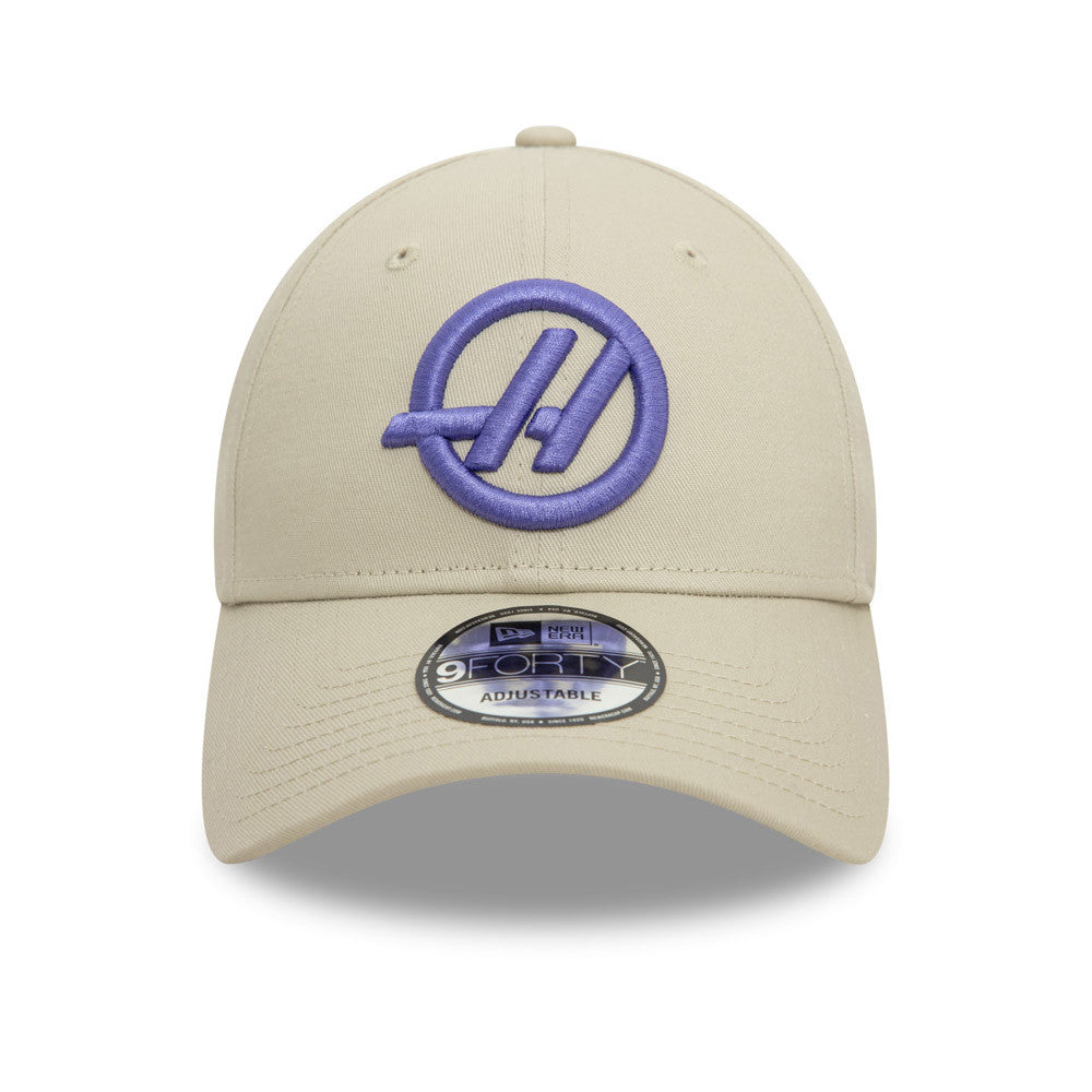 Haas F1 Seasonal 9Forty Cap Adults - Stone