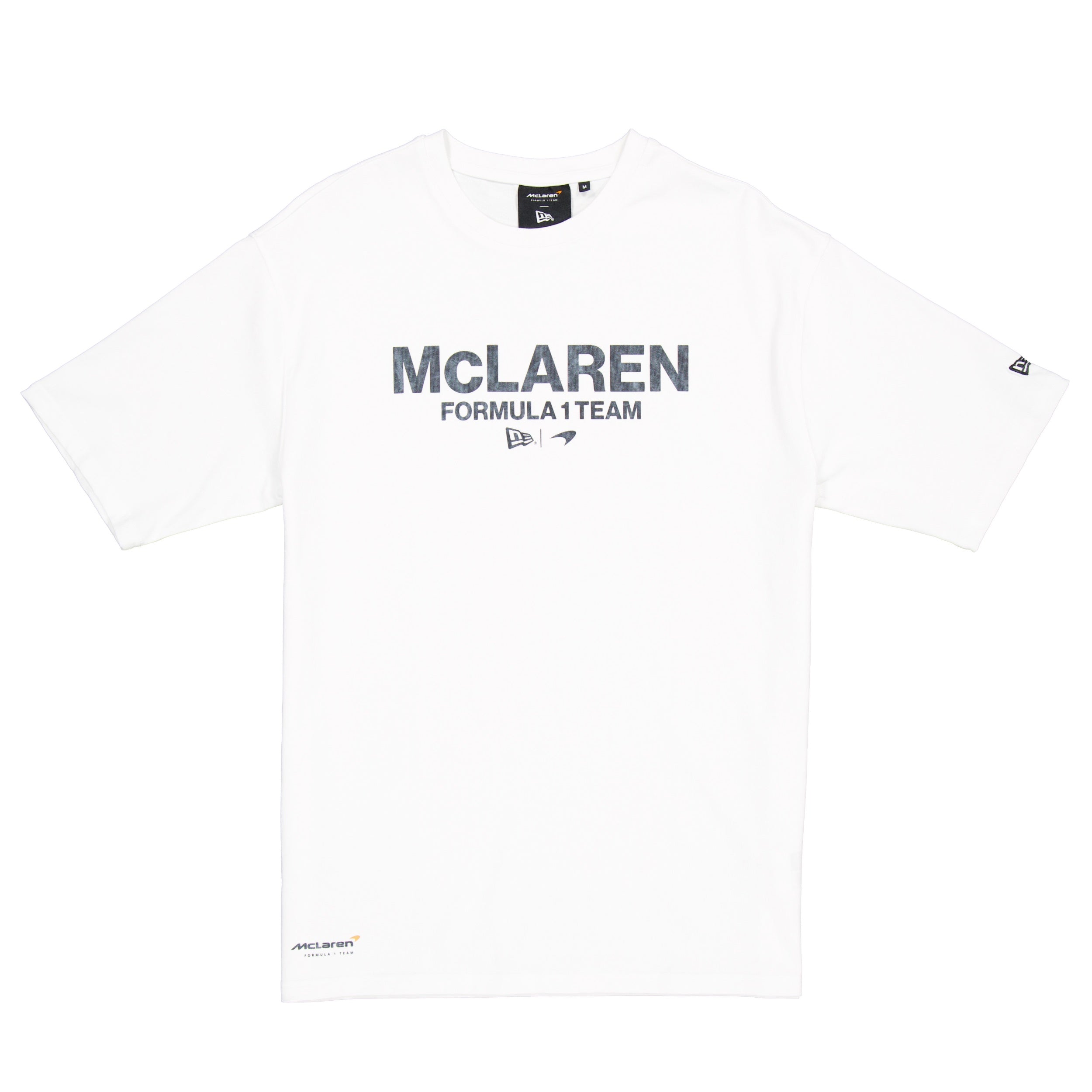 McLaren Racing F1 Wordmark Logo Oversized Tee Adults - White