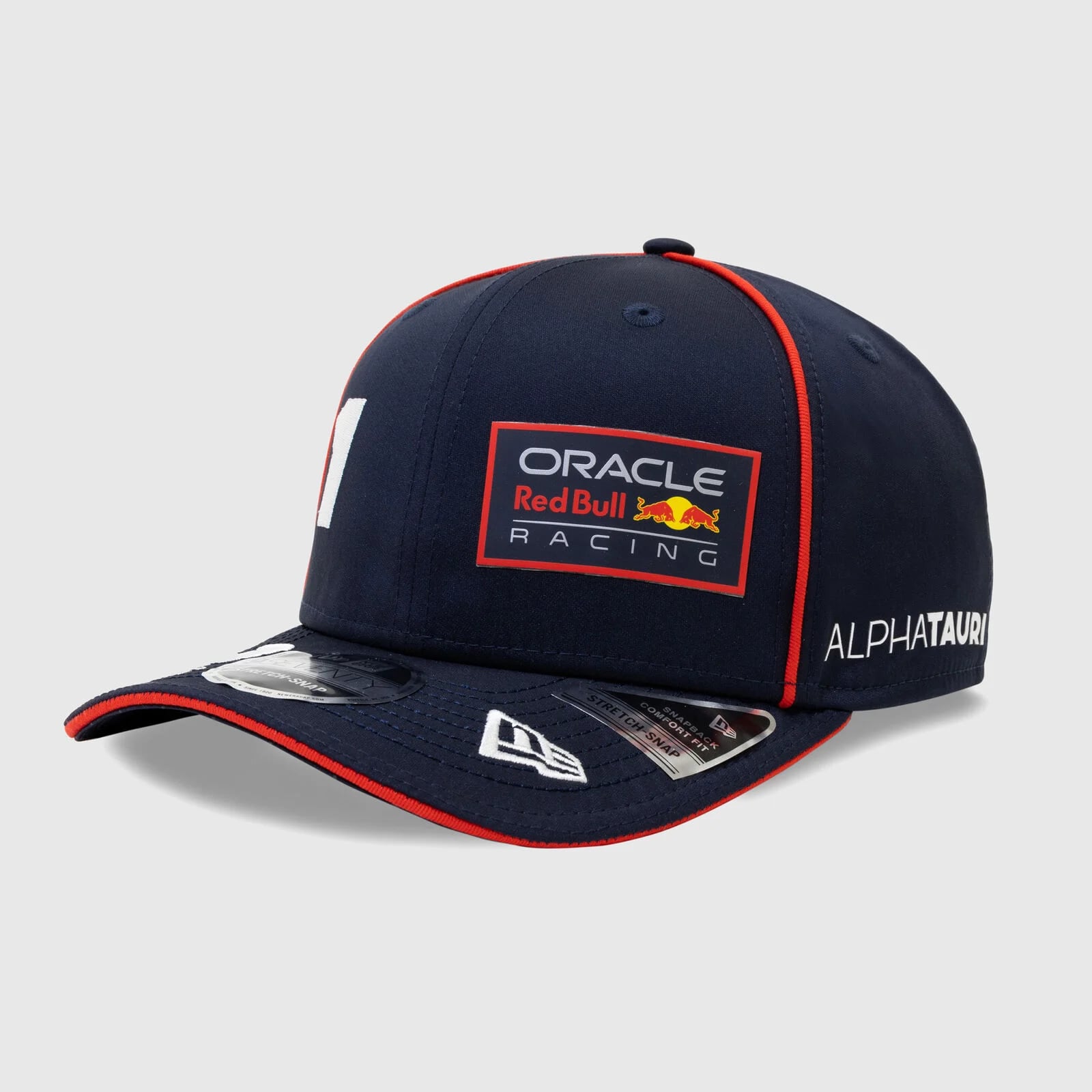 Red Bull Racing F1 Team 2025 Max Verstappen 9Seventy Cap Stretch Snap Kids - Night Sky/White