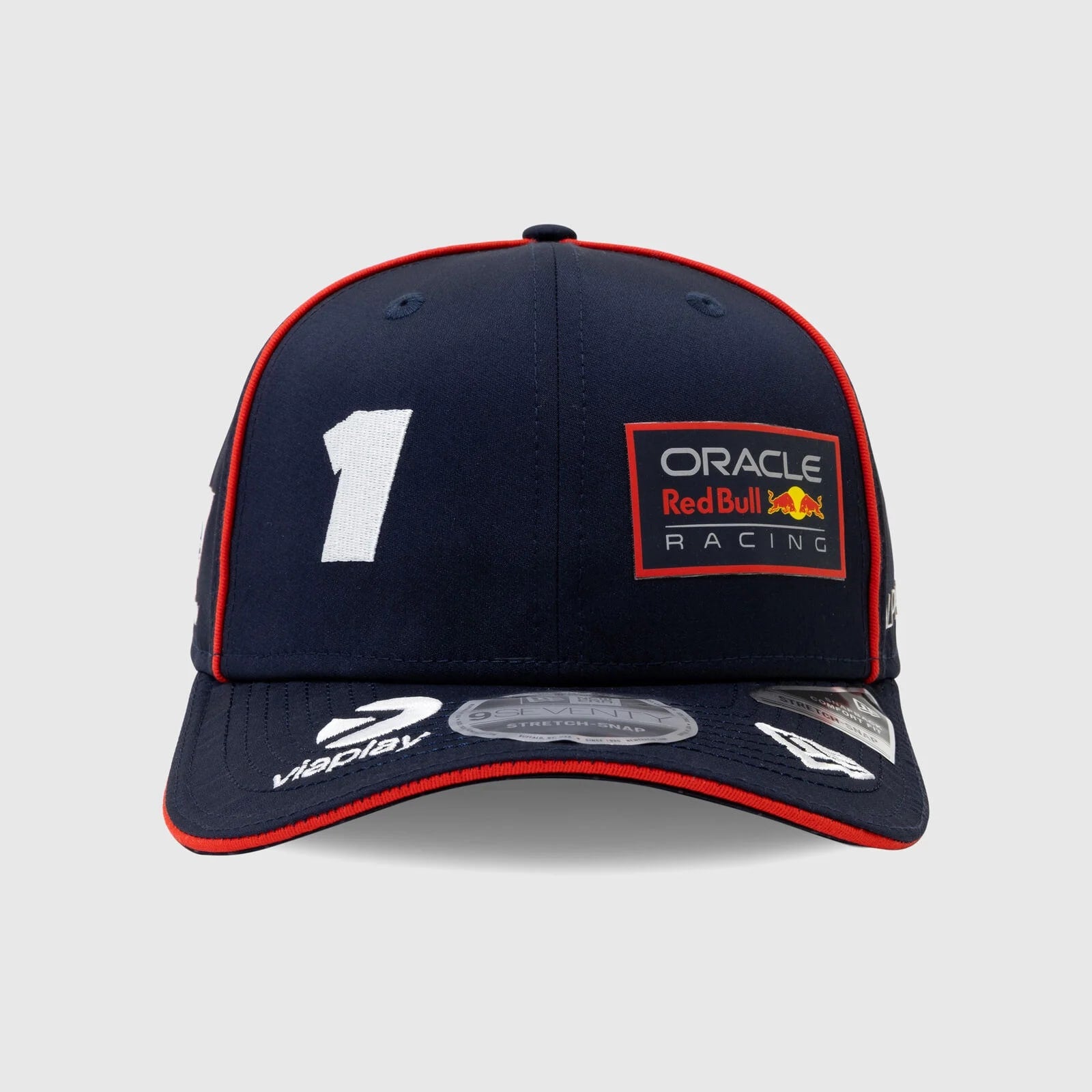 Red Bull Racing F1 Team 2025 Max Verstappen 9Seventy Cap Stretch Snap Kids - Night Sky/White