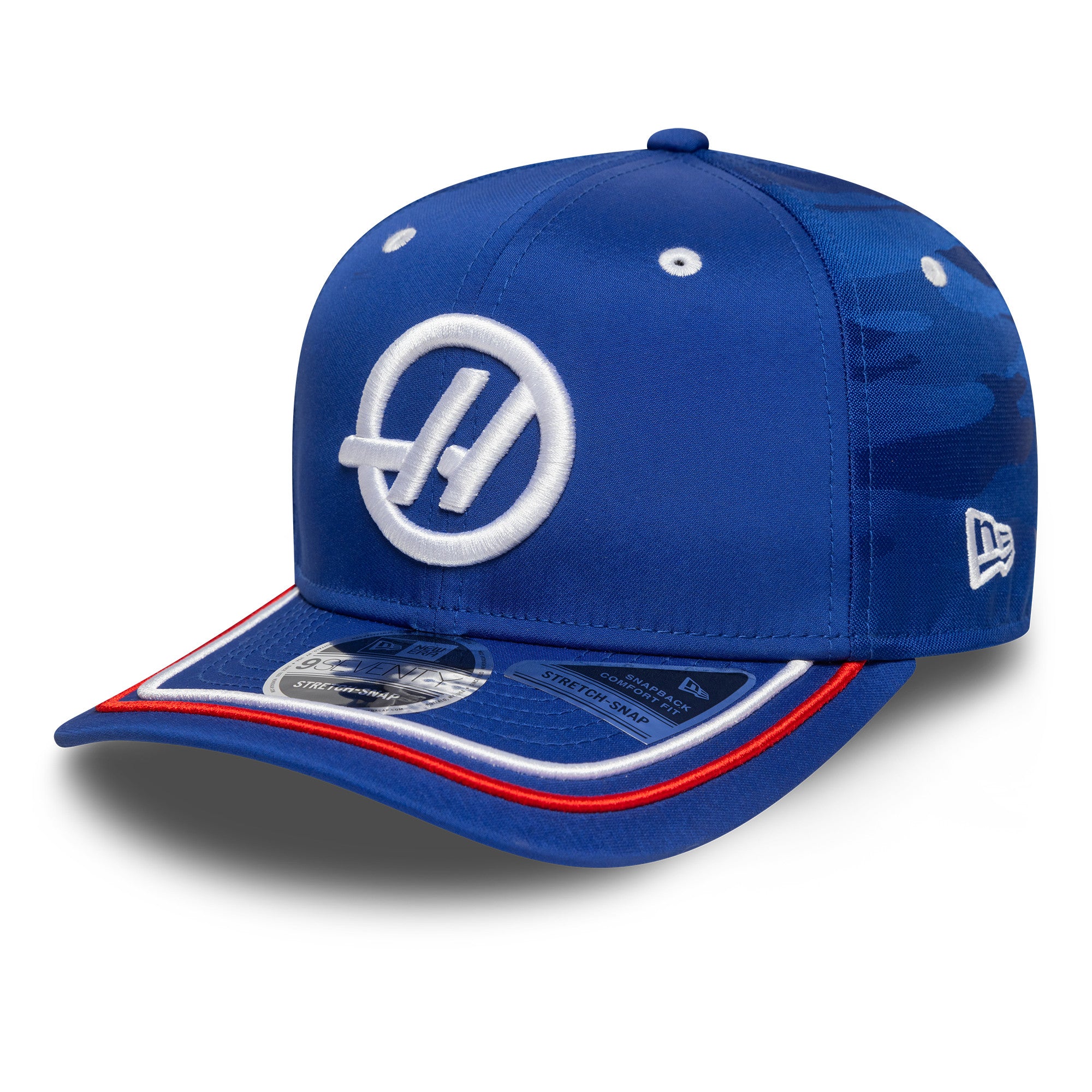 Haas F1 Team 2025 Silverstone 9Seventy Cap Stretch Snap Adults - Medium Blue