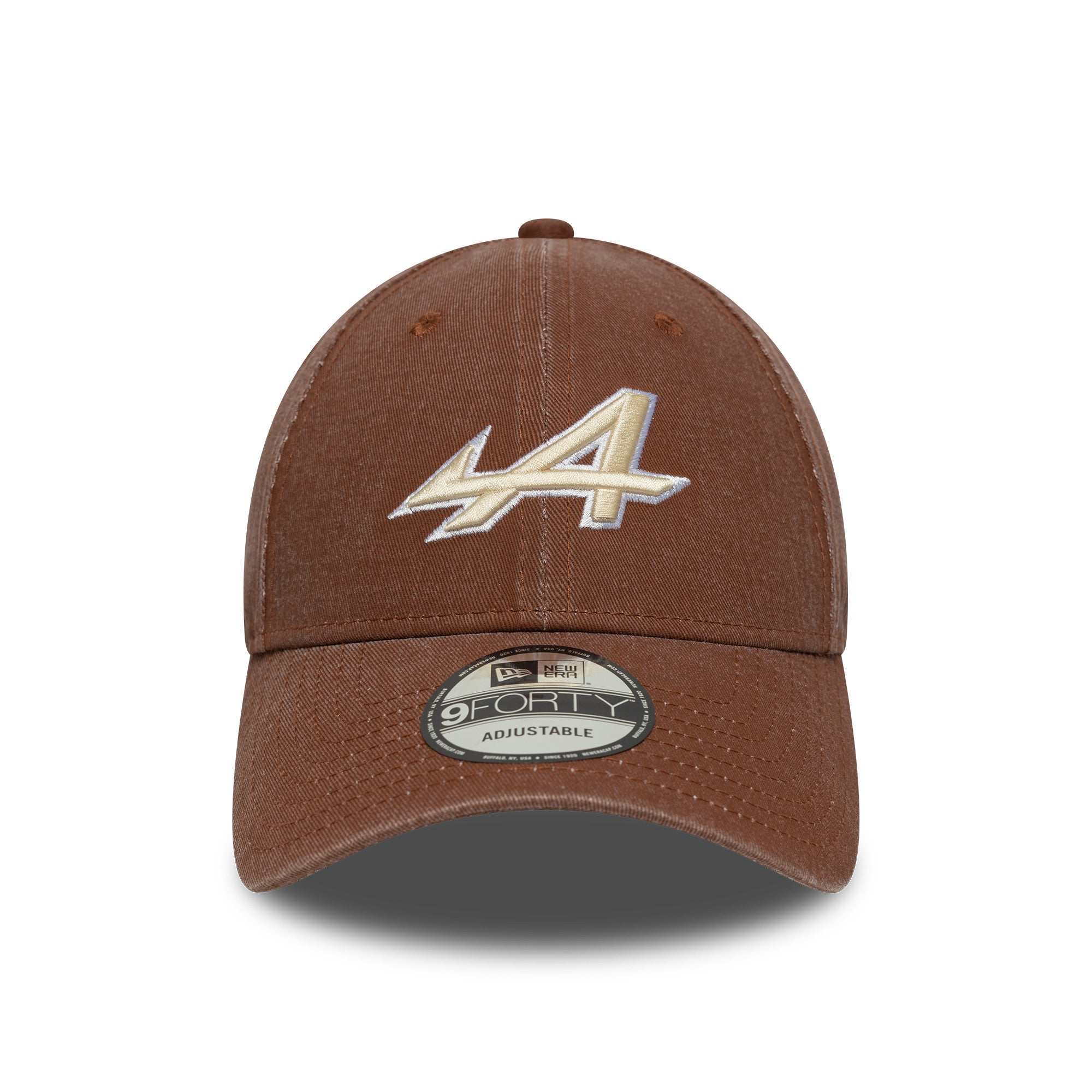 Alpine F1 Washed 9Forty Cap Adults - Medium Brown