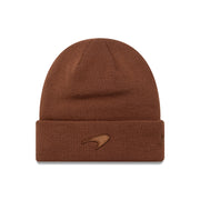 McLaren Racing F1 Seasonal Cuff Beanie Adults - Medium Brown