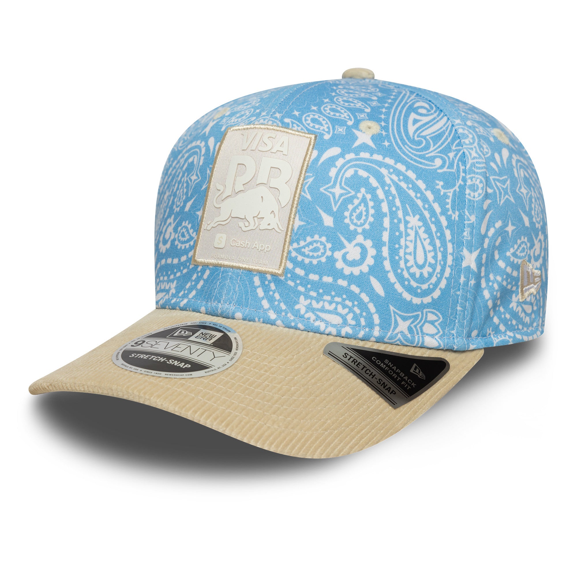 Visa Cash App RB F1 9Seventy Cap Stretch Snap Adults - Soft Blue