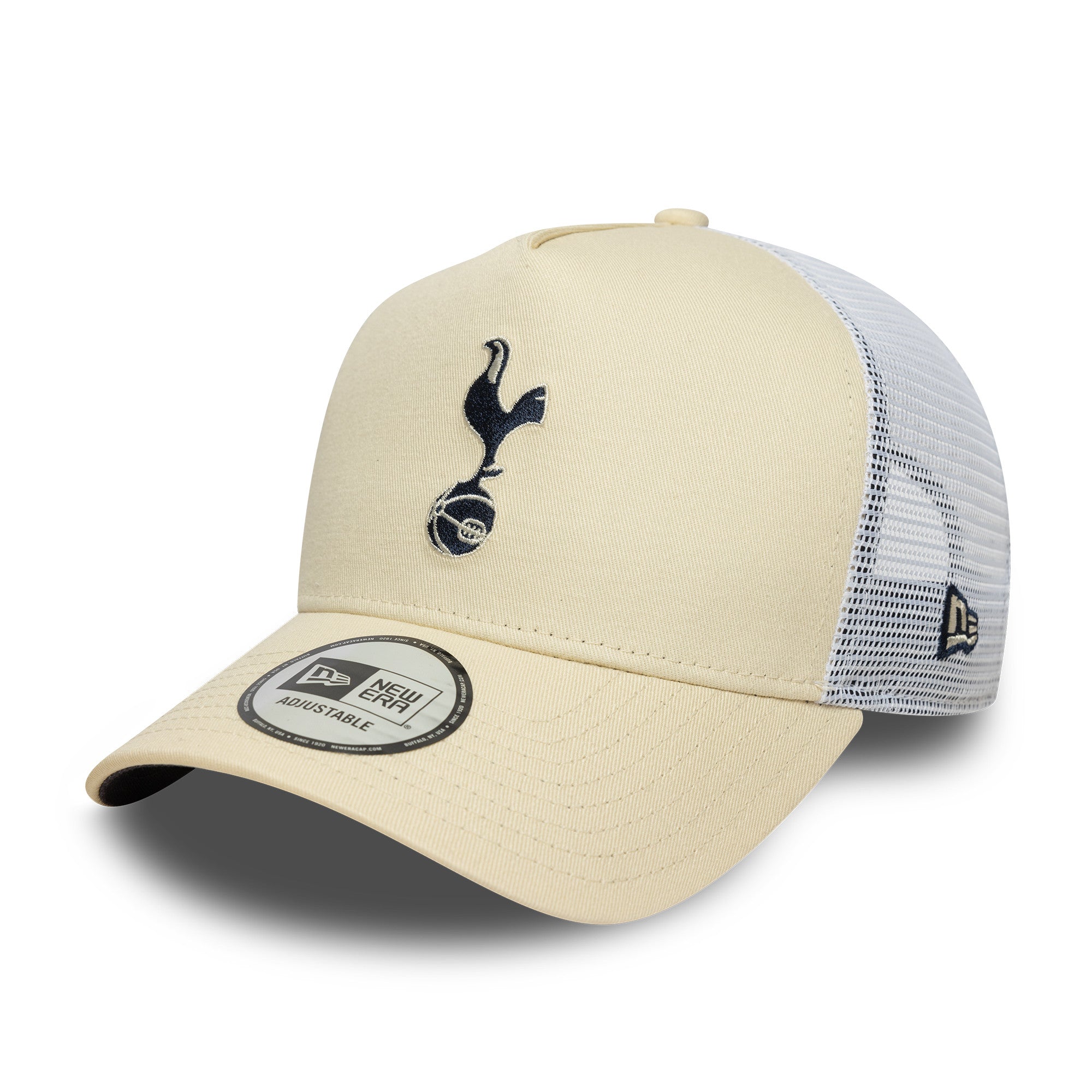 Tottenham Hotspur Seasonal Trucker Cap Adults - Light Cream/Navy