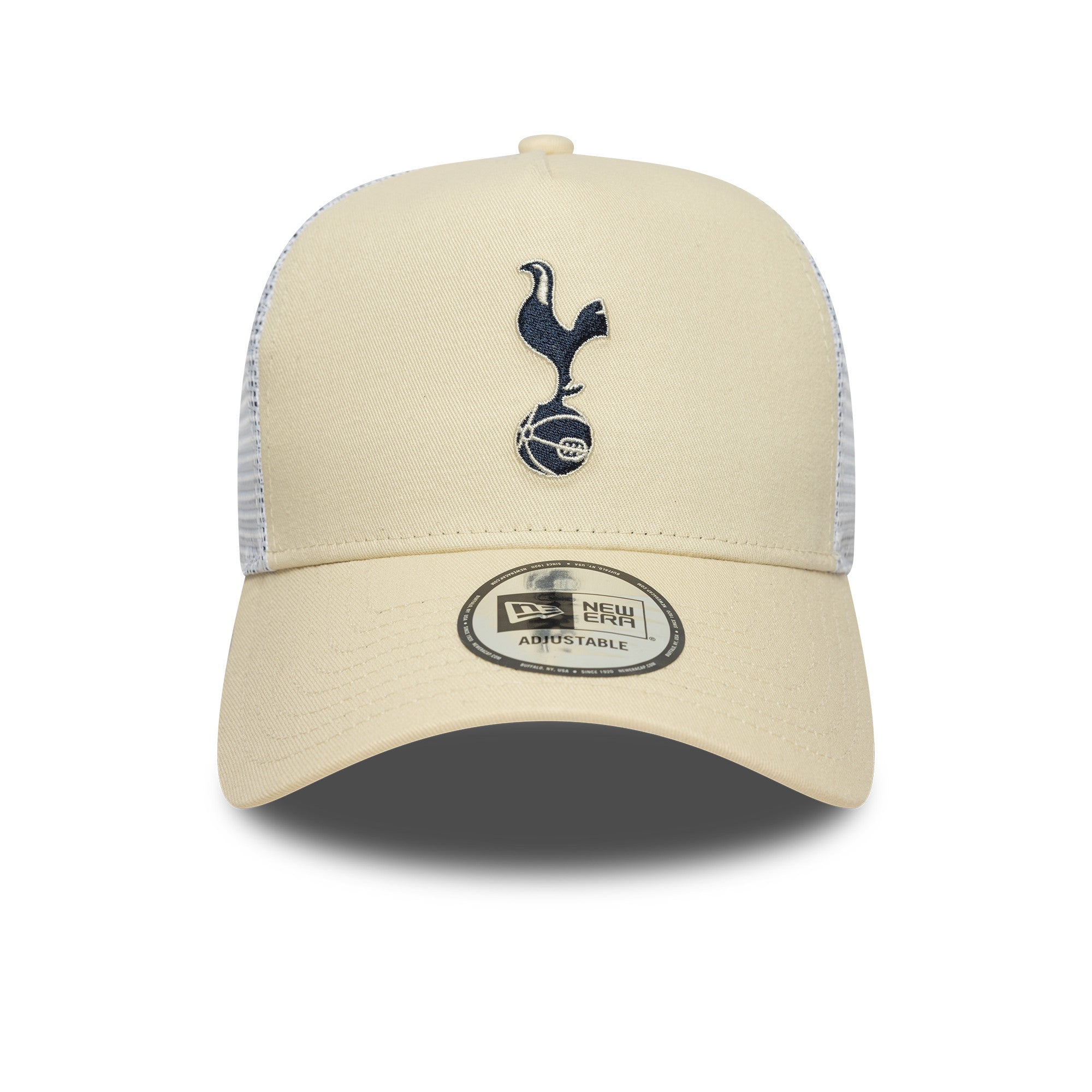 Tottenham Hotspur Seasonal Trucker Cap Adults - Light Cream/Navy