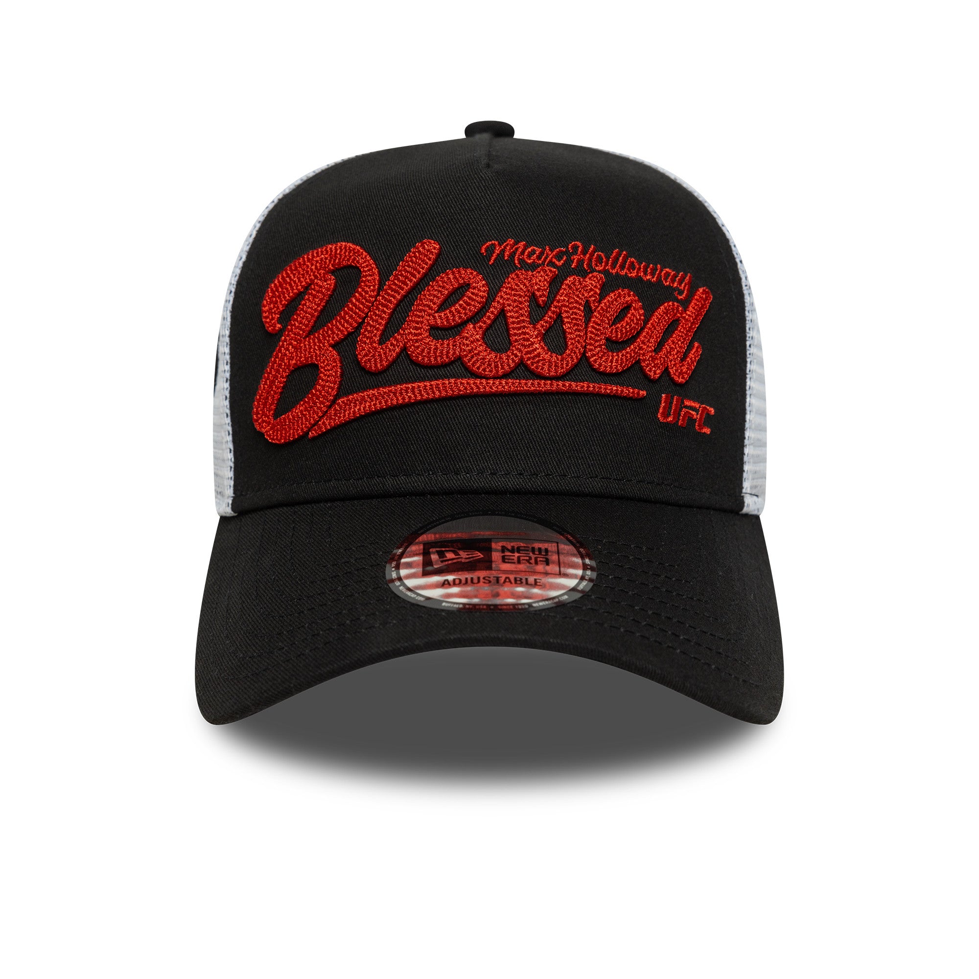 UFC Holloway Trucker Cap Adults - Black/Scarlet