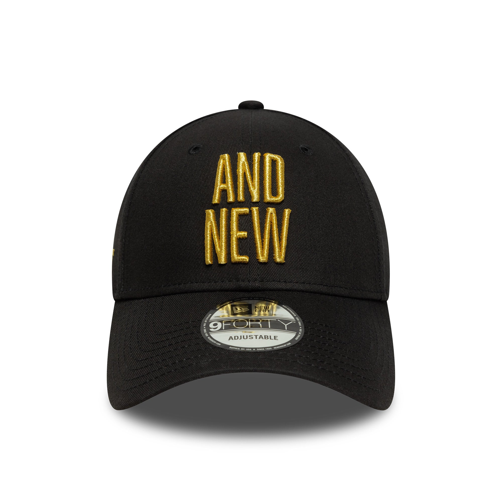 UFC Metallic New Champ 9Forty Cap Adults - Black/Amber Gold