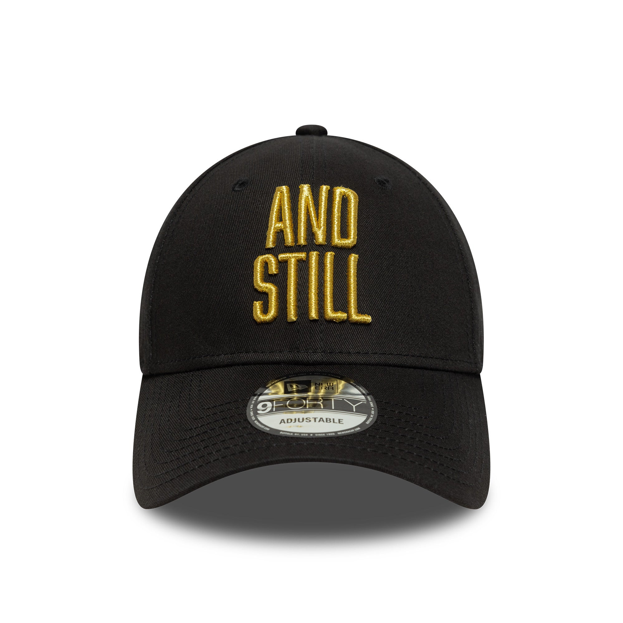 UFC Metalc Still Champ 9Forty Cap Adults - Black/Amber Gold