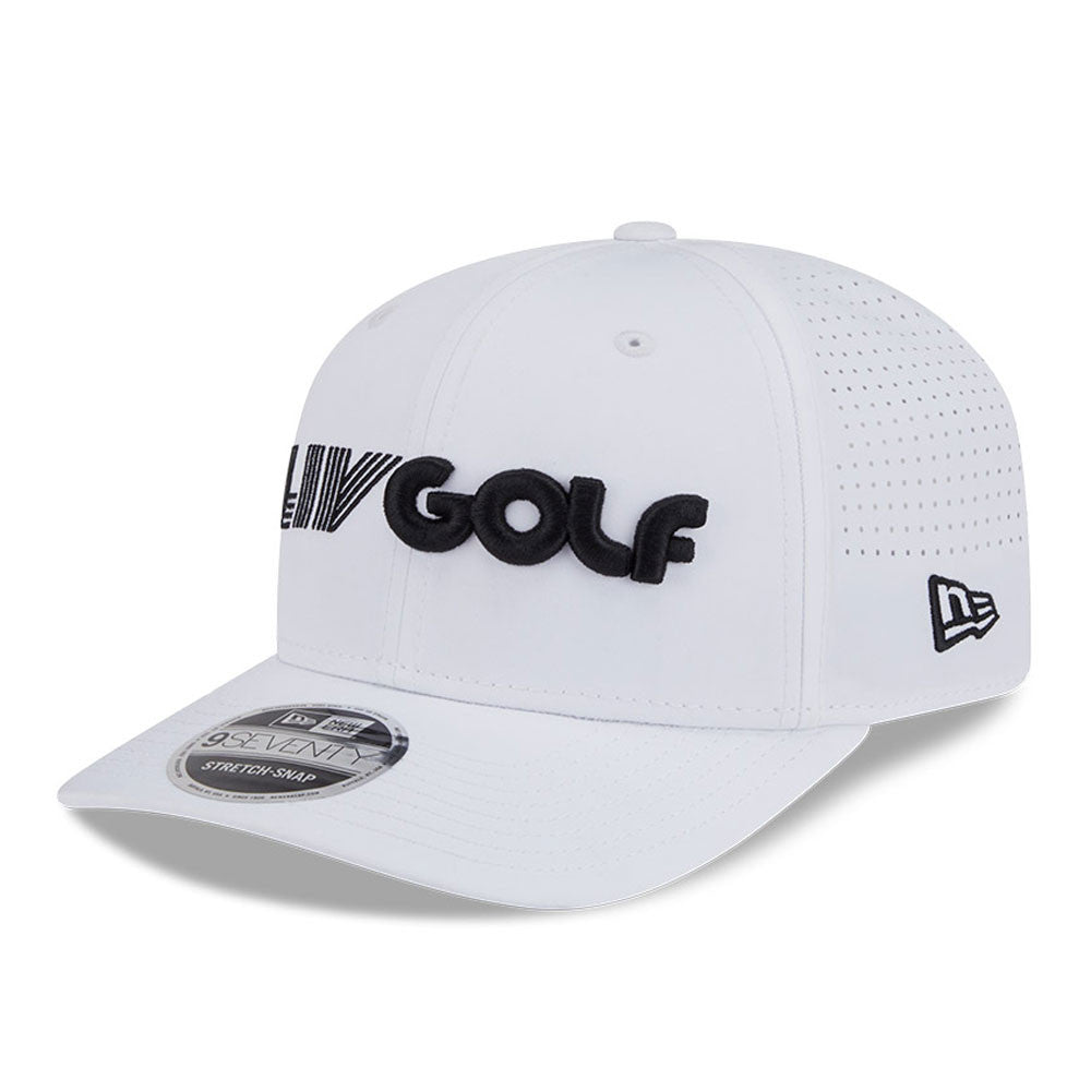 LIV Golf 2025 9Seventy Stretch Snap Word Mark Adults - White
