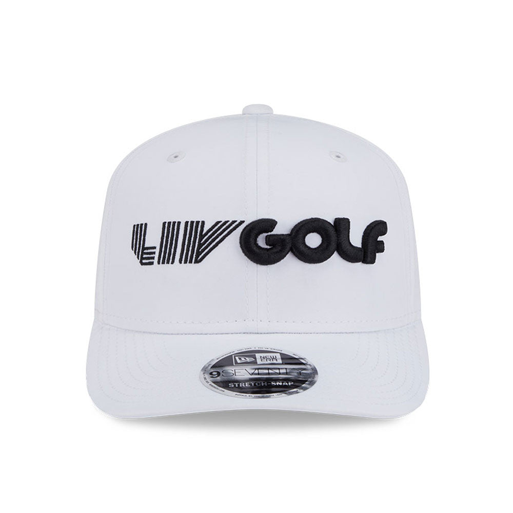LIV Golf 2025 9Seventy Stretch Snap Word Mark Adults - White
