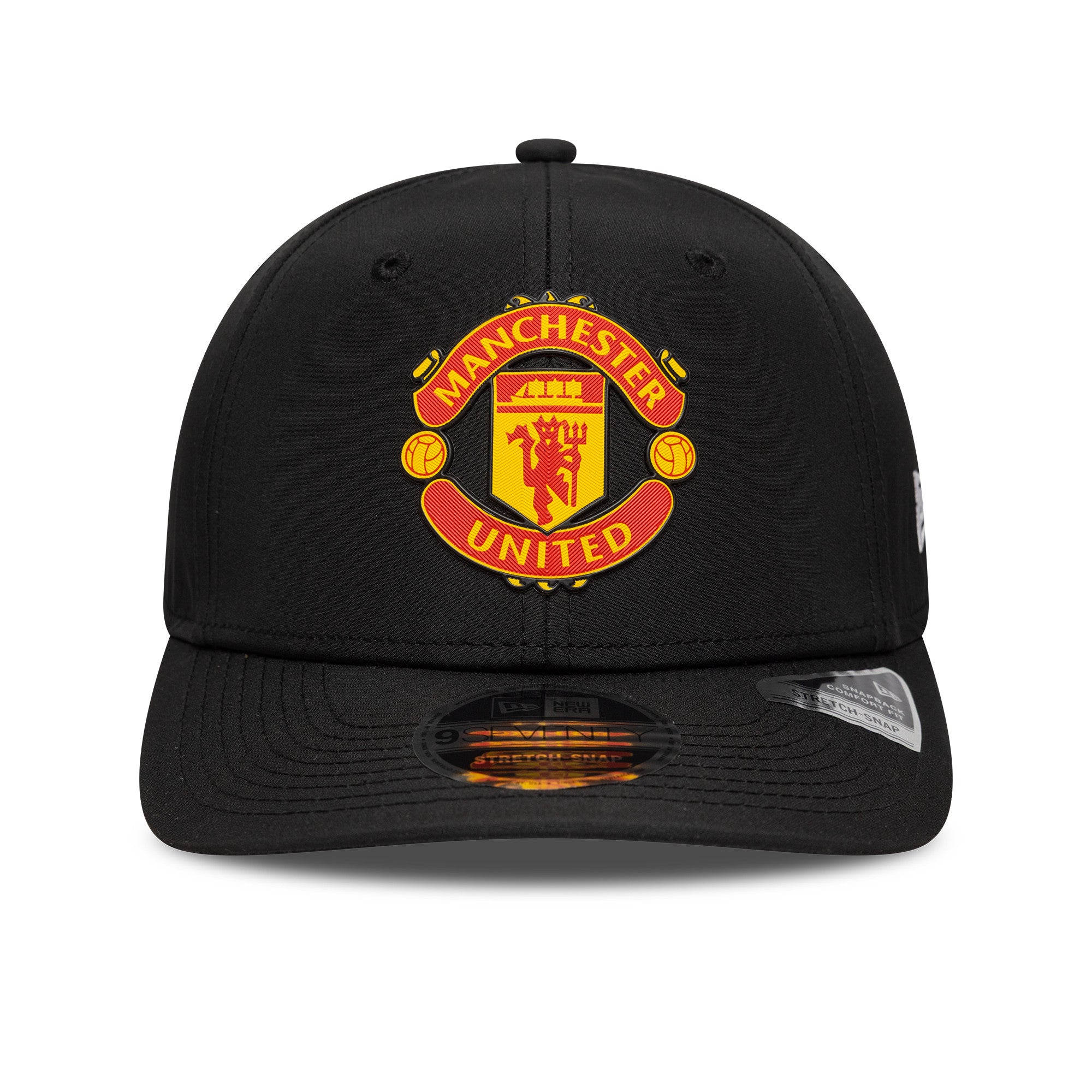 Manchester United Tpu 9Seventy Cap Stretch Snap Adults - Black