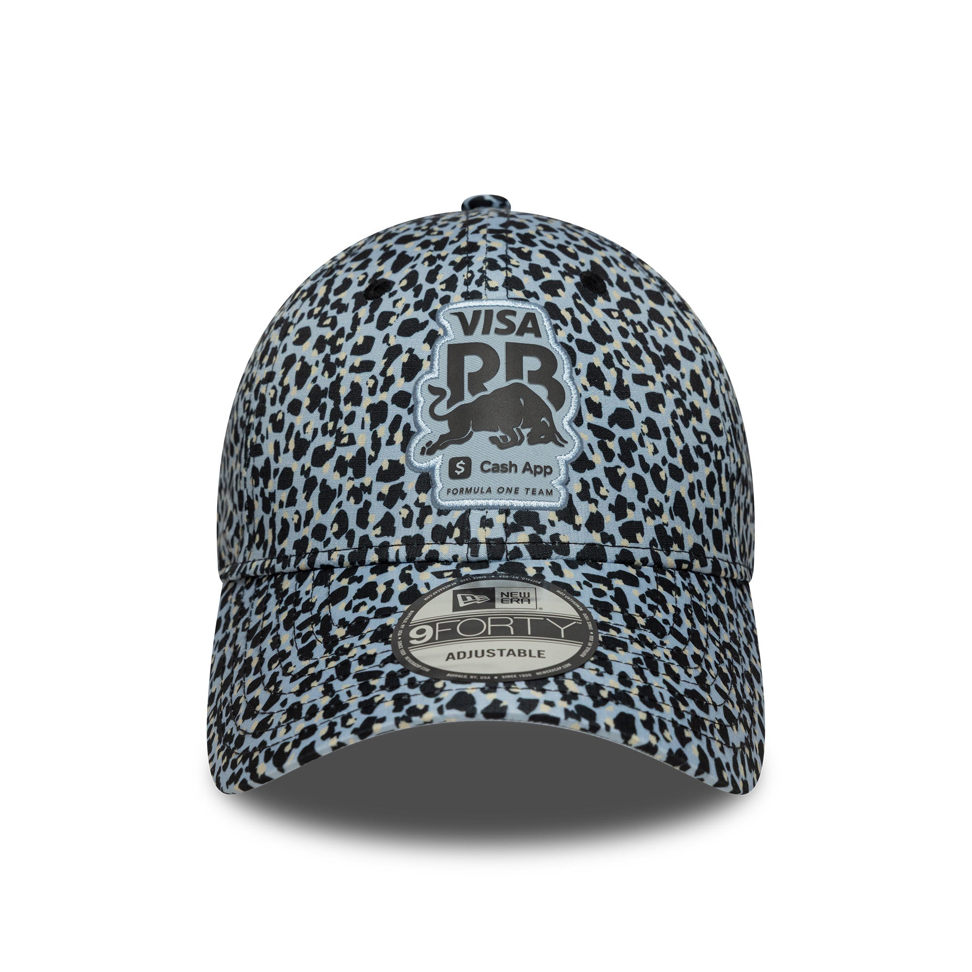 Visa Cash App RB F1 Leopard 9Forty Cap Mc Adults - Soft Blue