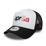 Aprilia Wordmark Trucker Cap Adults - Black