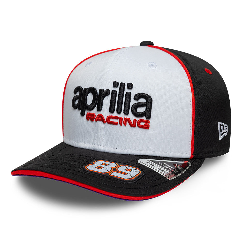 Aprilia Team 2026 Jorge Martin 9Seventy Cap Stretch Snap Adults - White