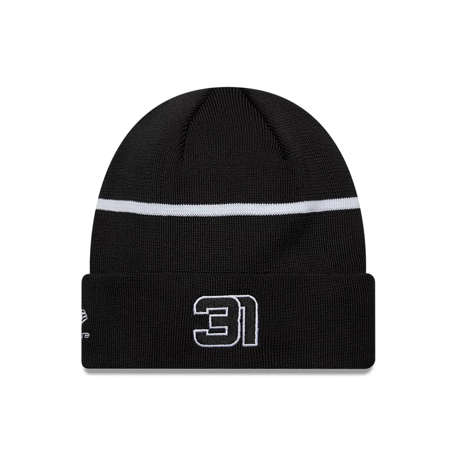 Haas F1 Estaban Ocon Cuff Beanie Adults - Black