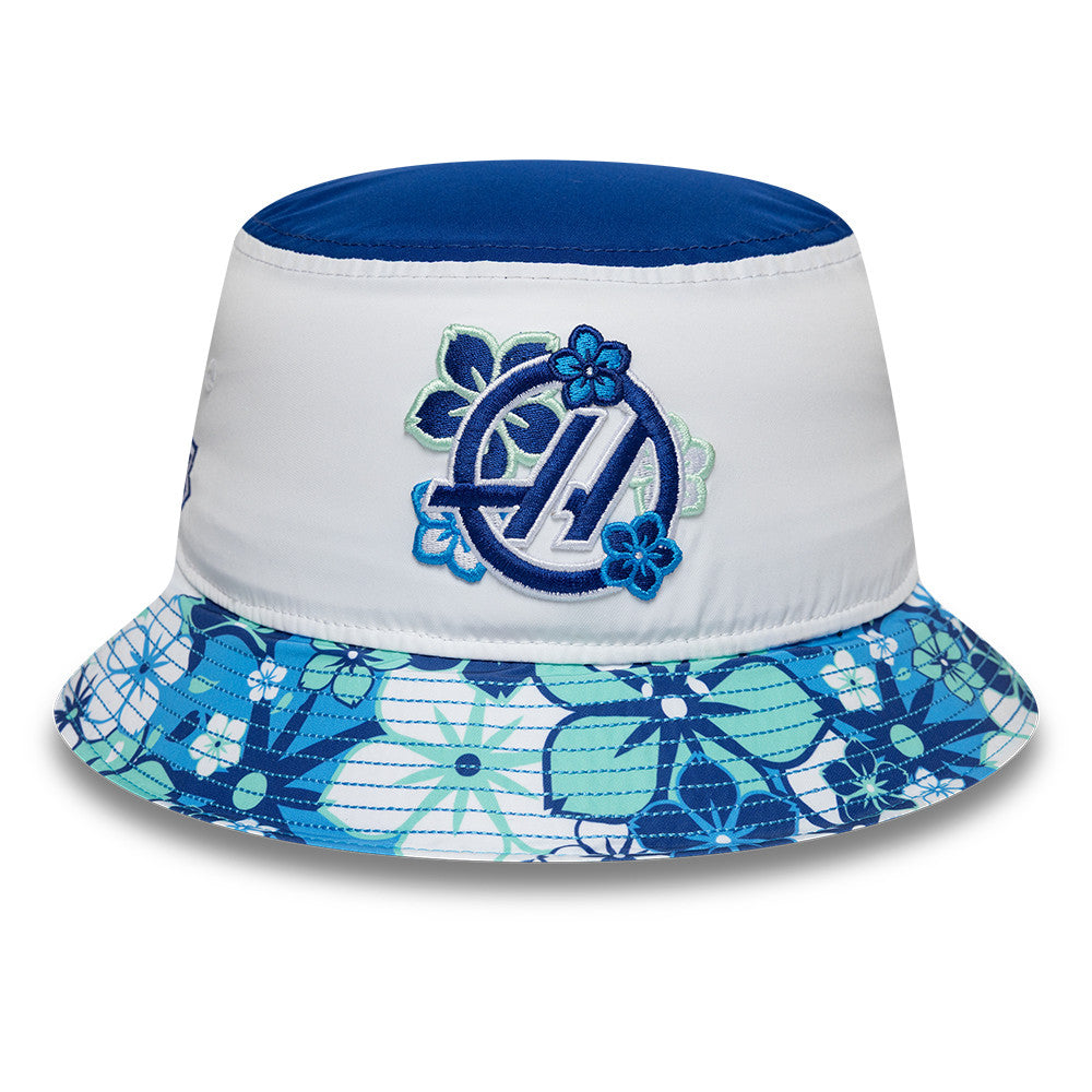 Haas F1 Japan Bucket Hat Adults - White