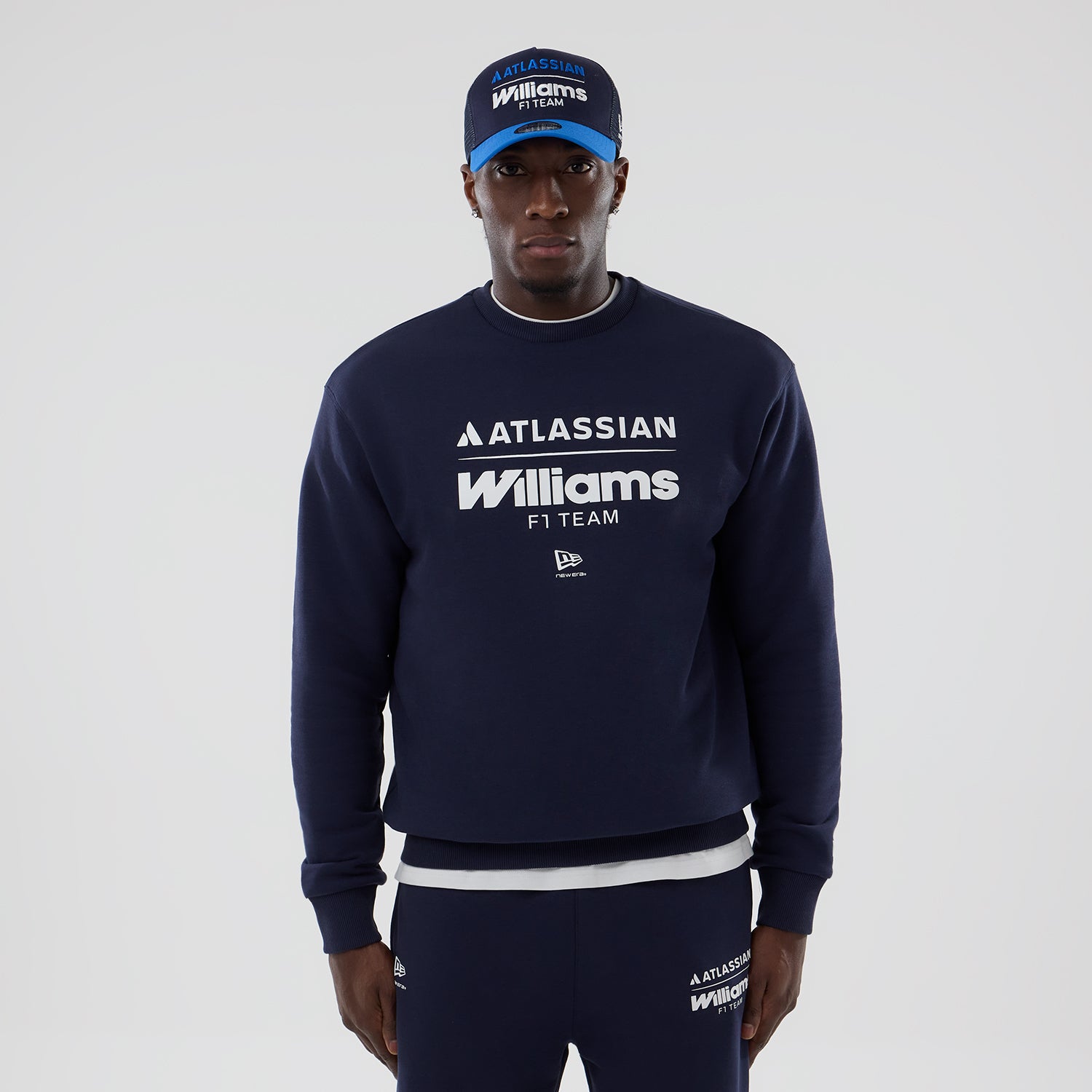 Williams F1 Oversized Crew Mens - Night Shift Navy
