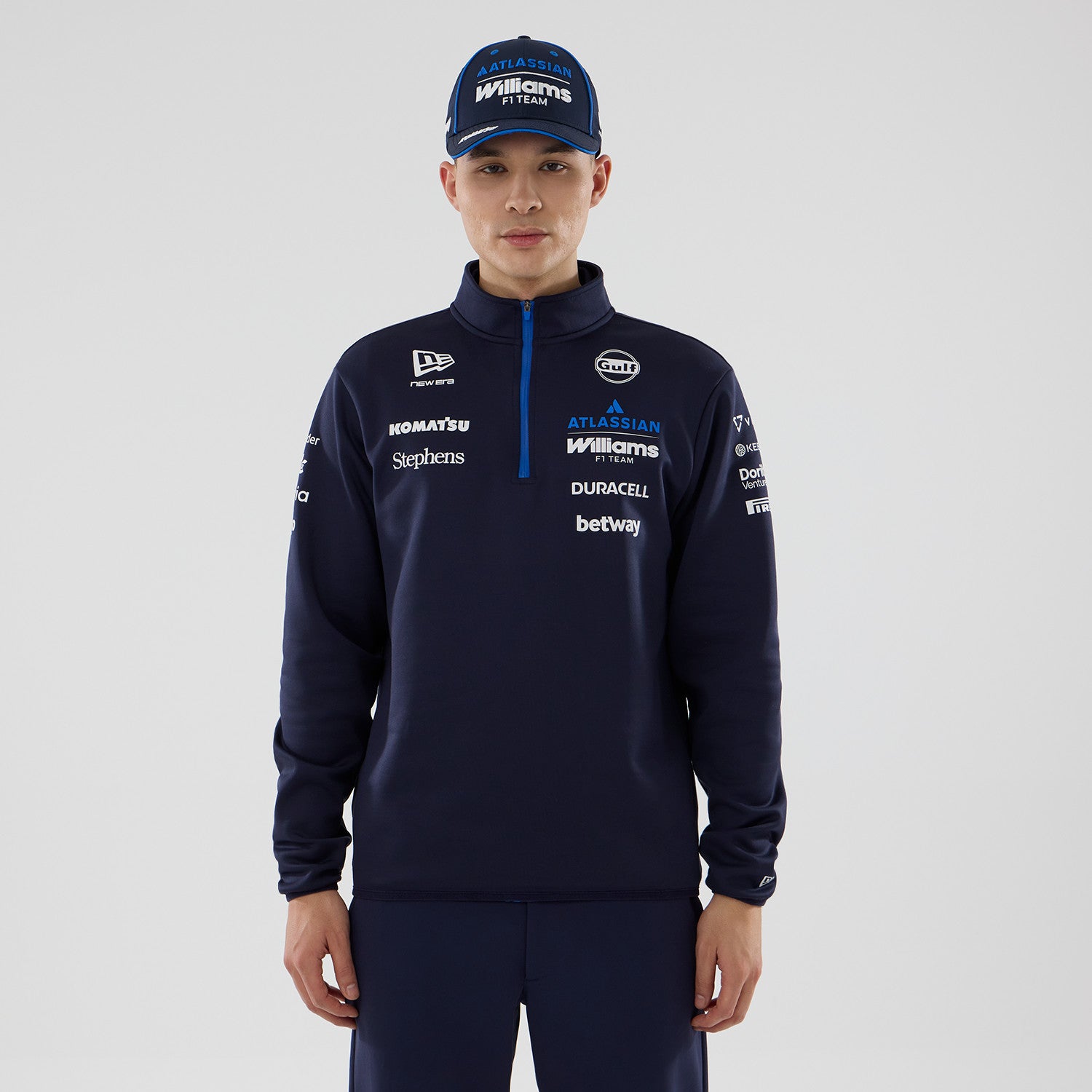 Williams F1 Team 2026 Mid Layer Mens - Navy