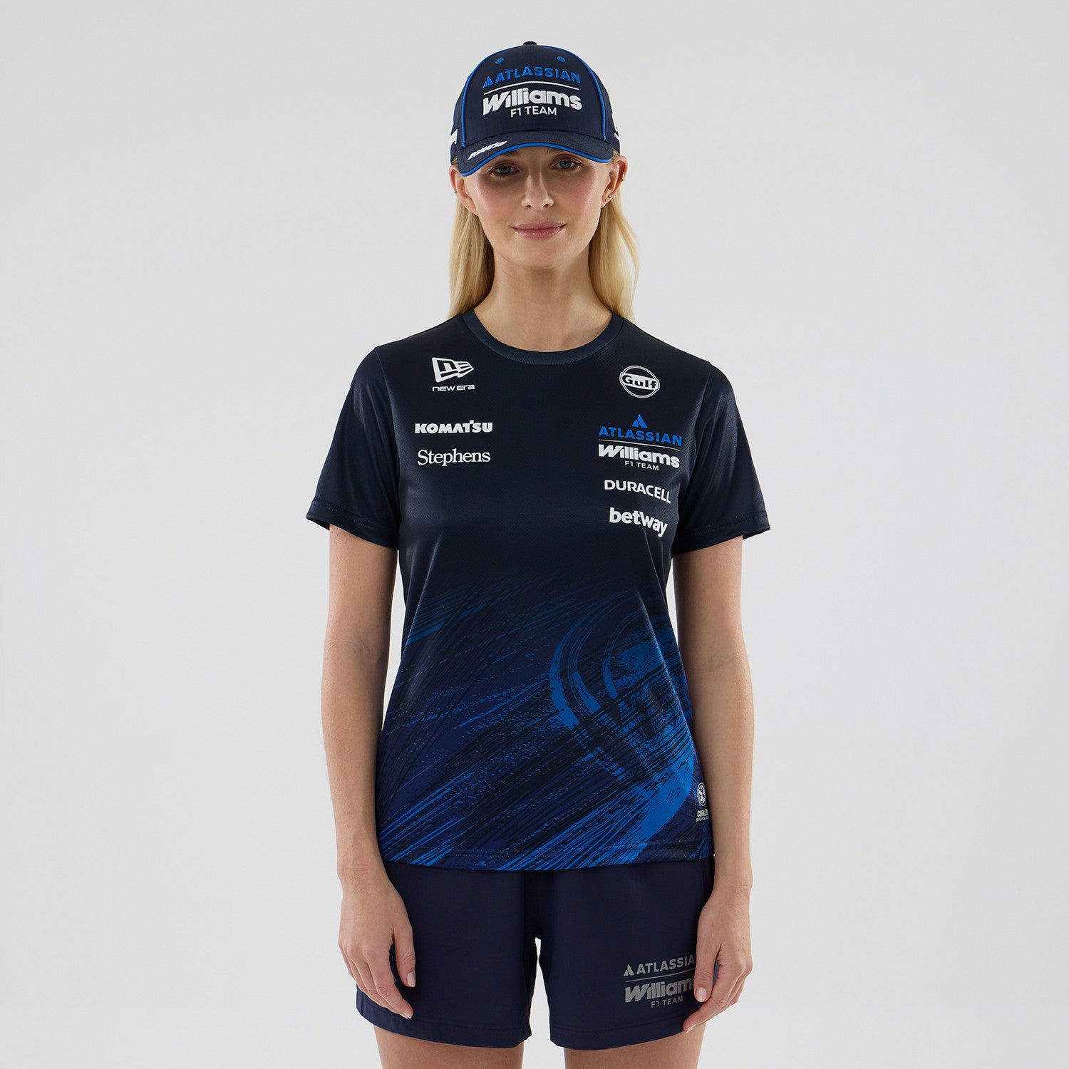 Williams F1 Team 2026 Tech Tee Womens - Navy