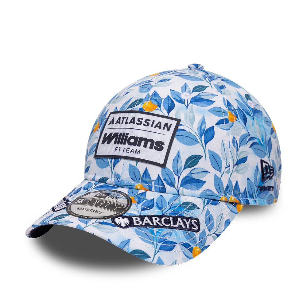 Williams F1 Team 2026 Alex Albon Barcelona 9Forty Cap Adults - White